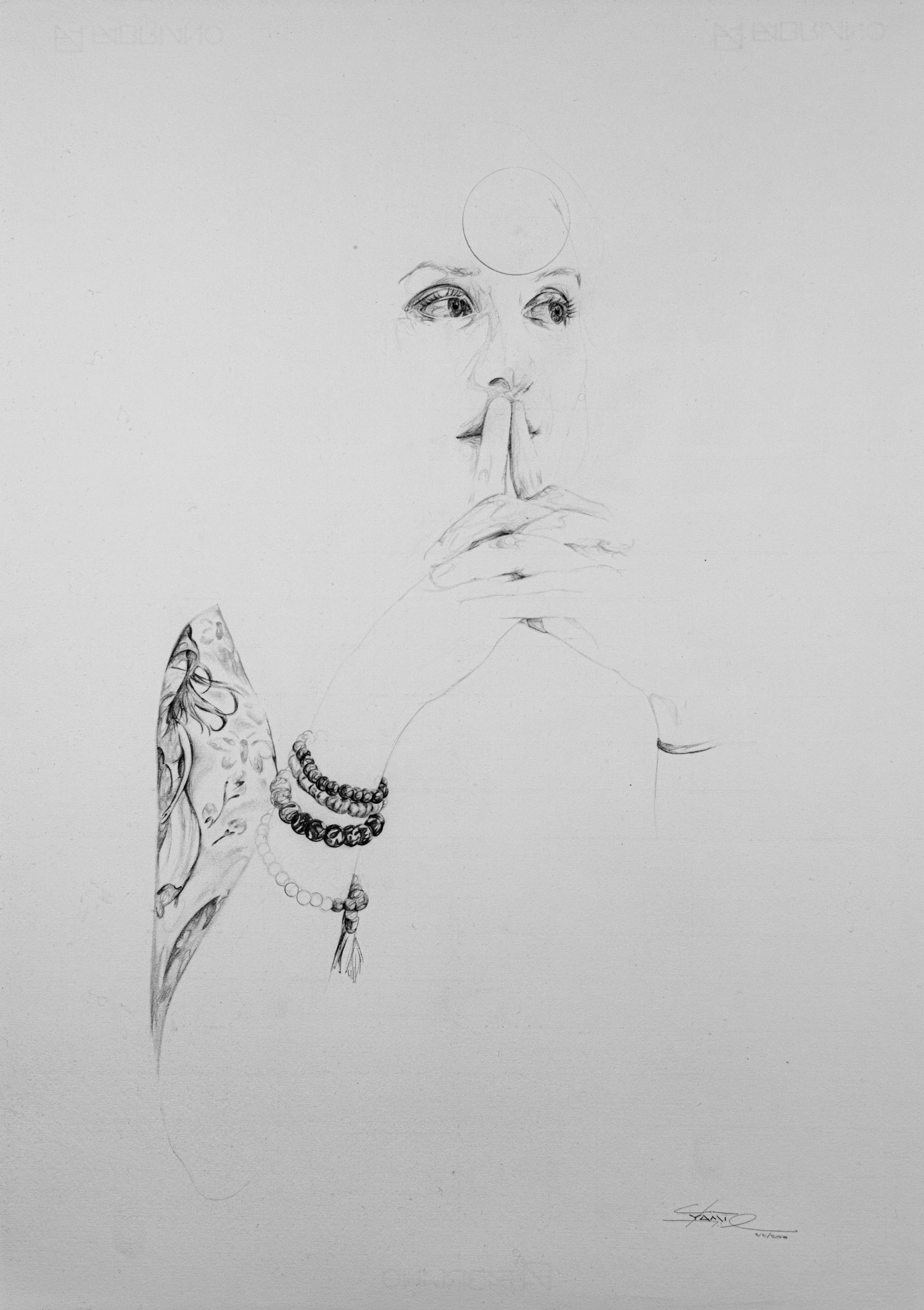 RAEA. Graphite pencils on paper. Crayons graphite sur papier. 19”x 25”. (2017)