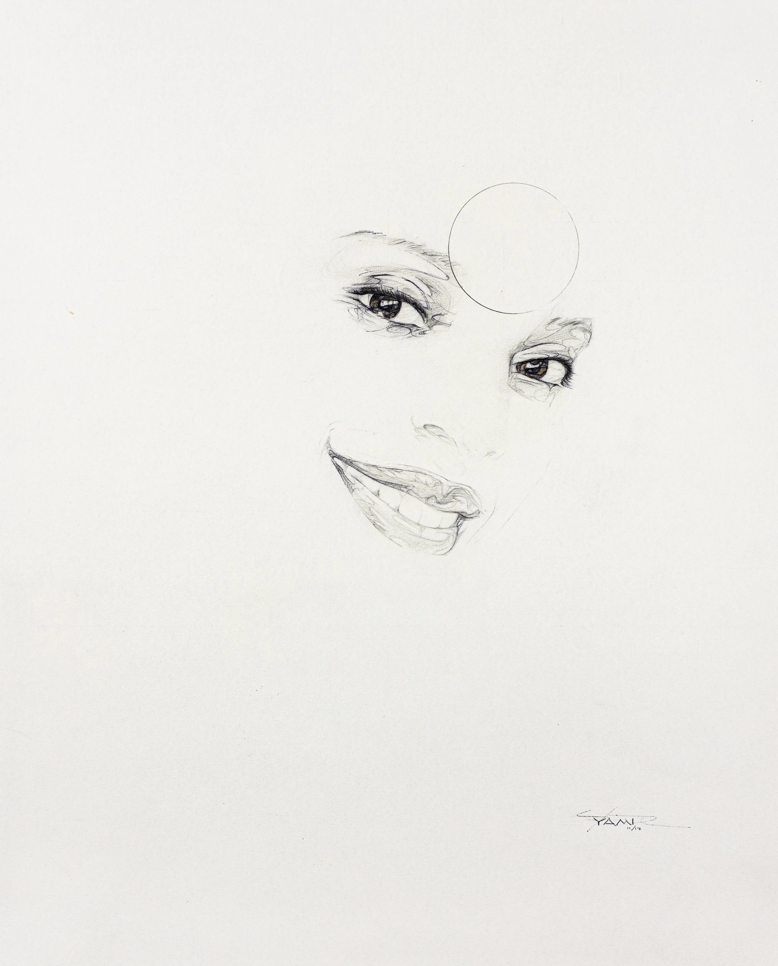 BANN. Graphite pencils on paper. 11”x 14”. 2017