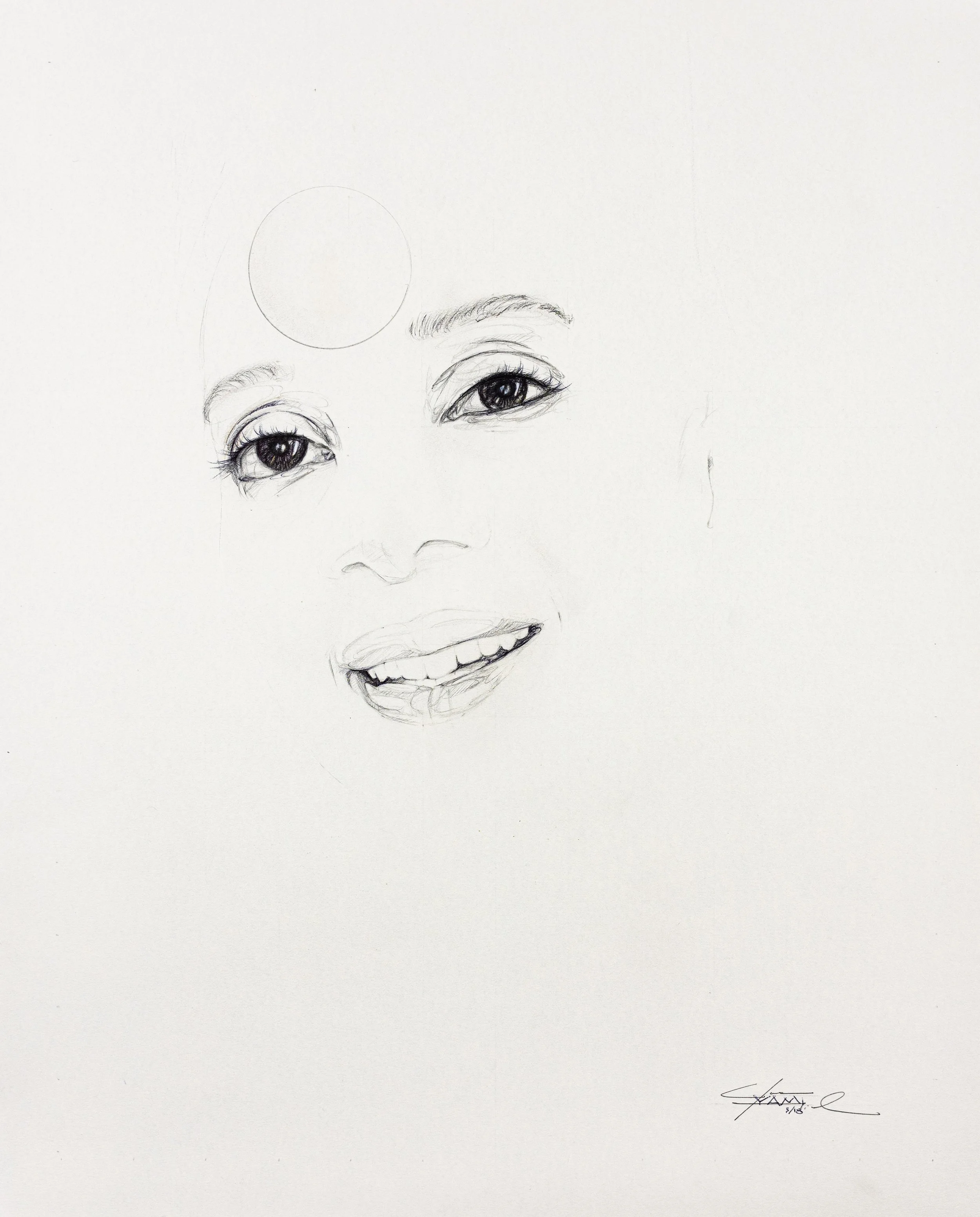 VAL. Graphite pencils on paper. 11”x 14”. 2017