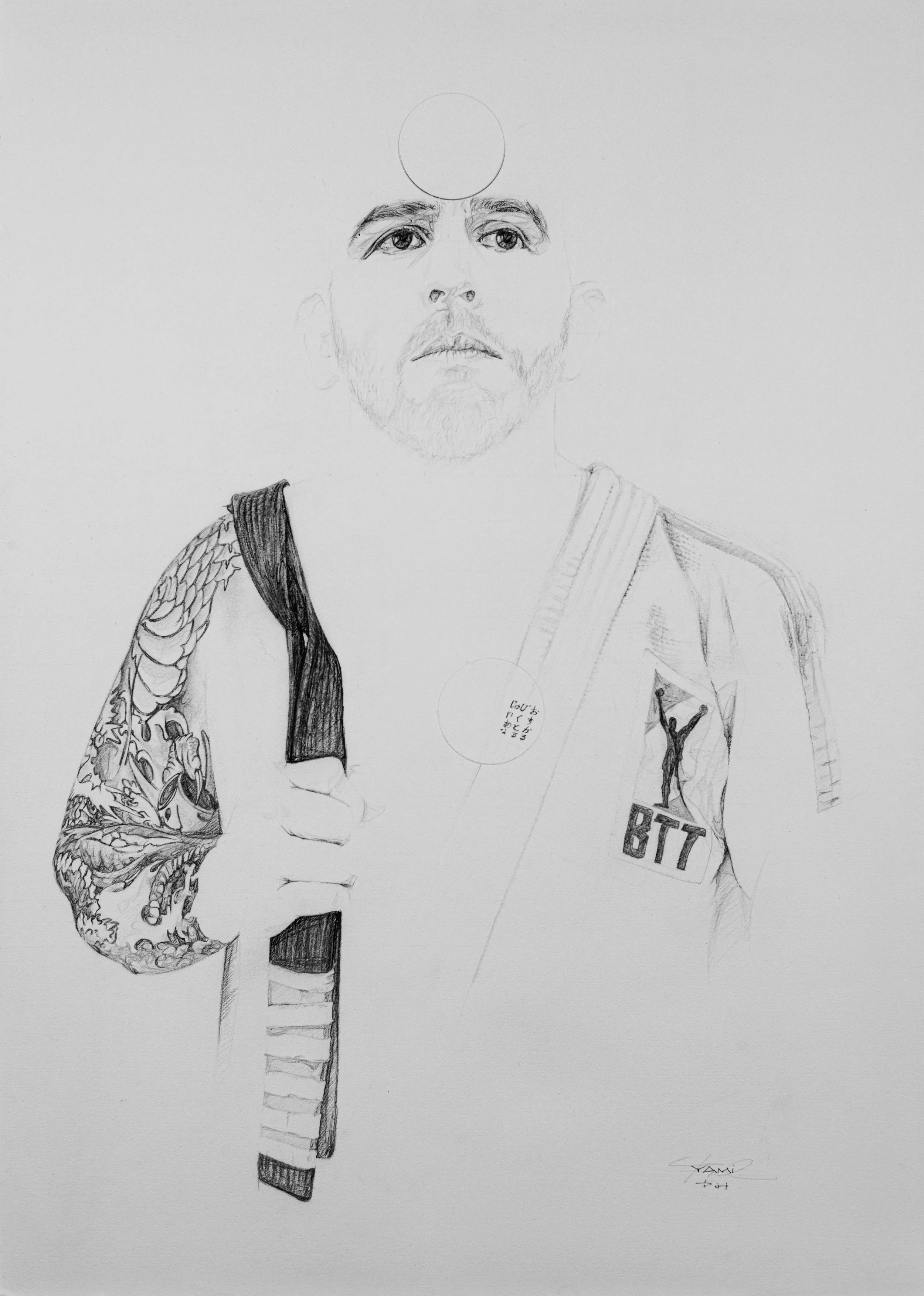 FABIO. Graphite on paper. Graphite sur papier. 19”x 25”. (2016)
