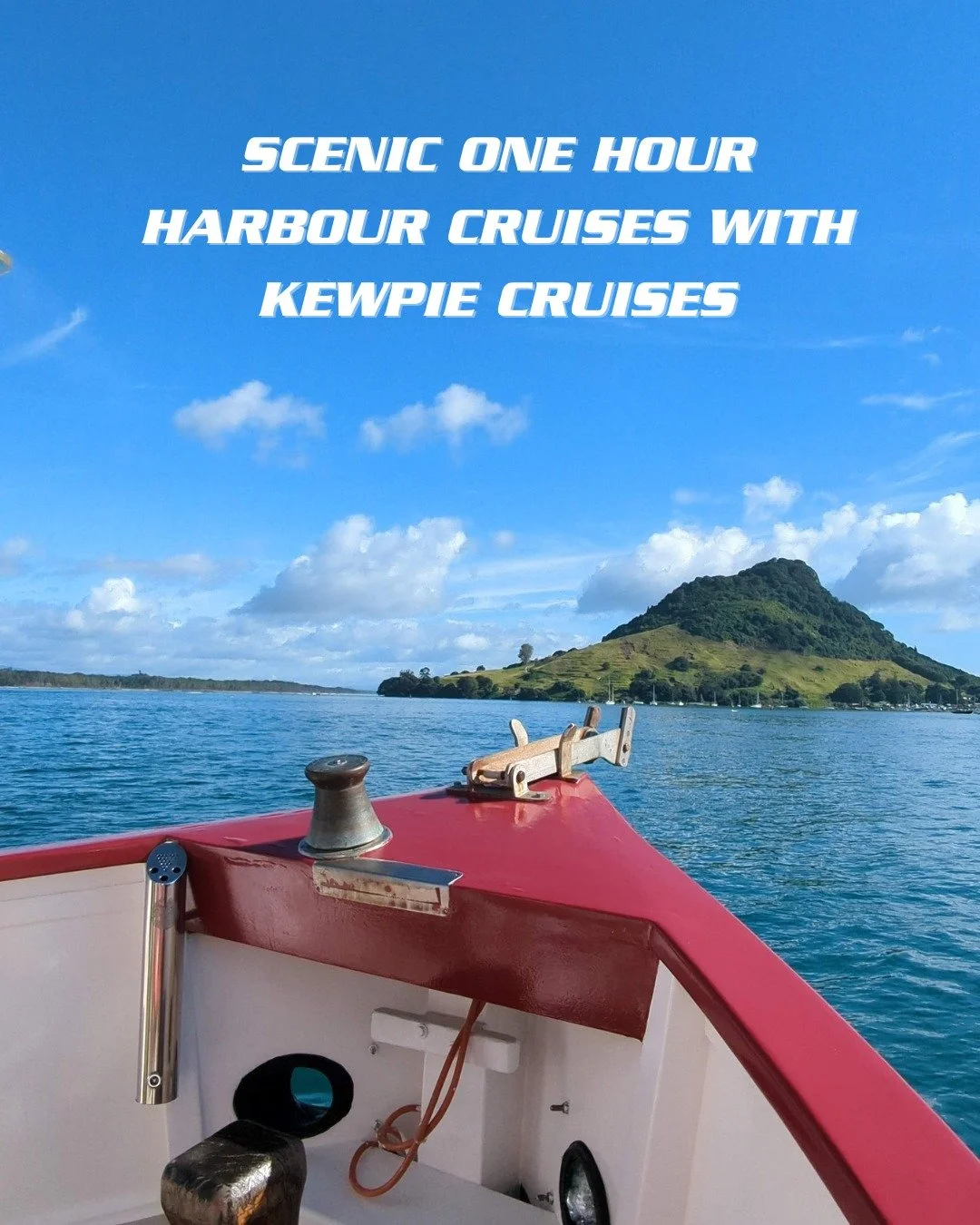 🚨 GIVEAWAY TIME! 🚨
Win a pair of tickets for a scenic cruise with Kewpie Cruises in Tauranga, New Zealand! 🌊⛴️

Want to cruise the stunning coastline for FREE? Here&rsquo;s how to enter:
✅ LIKE this post
✅ FOLLOW @kewpiecruises
✅ SHARE this post t