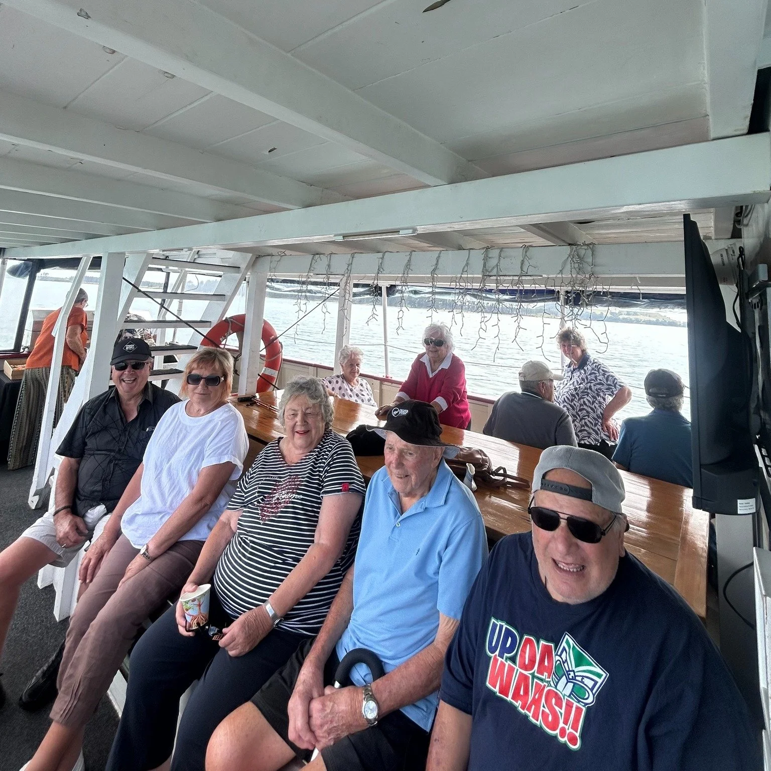 Never too young or old for an adventure and a great time on classy Kewpie with plenty of history! 

Departure from the Strand means great accessibility with plenty of parking and a ramp down right to Kewpie! Gather your mates and jump aboard now - bo