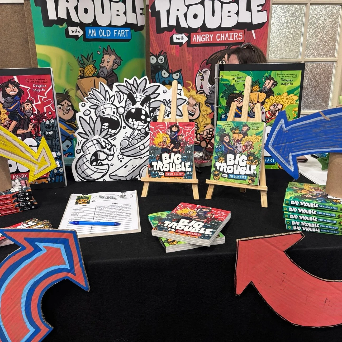Thanks to everyone who came past my stall (and didn&rsquo;t get scared off by the ANGRY CHAIR) at the first Douglas Shire Book Festival over the weekend.

The Mossman Shire Hall was filled with over 40 authors from across Far North Queensland. It was