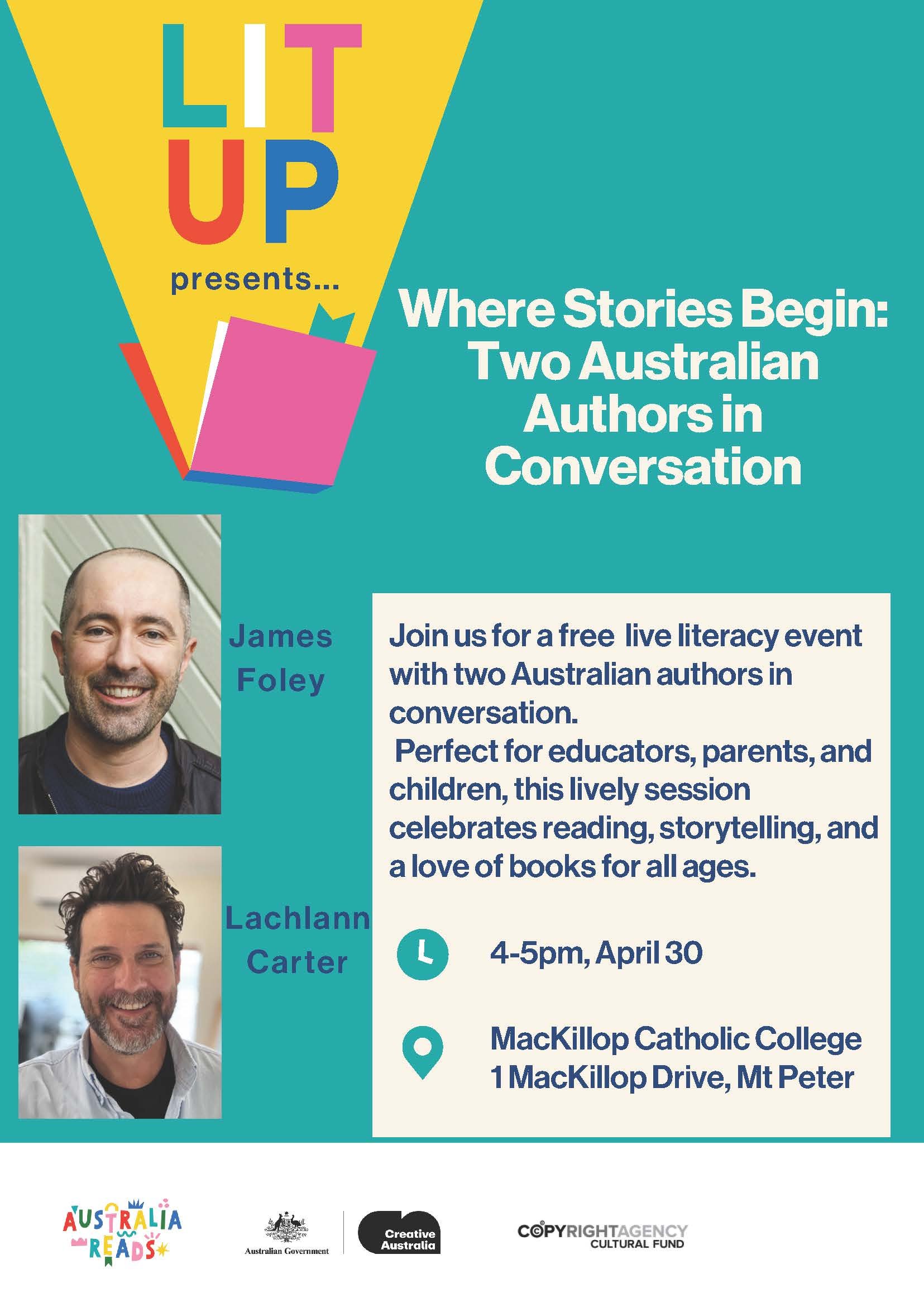 LitUp Panel session with James Foley