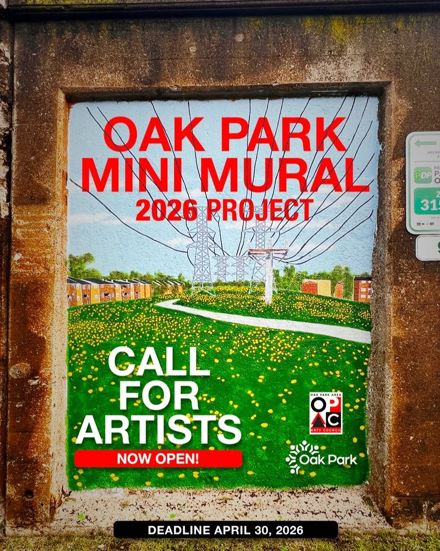 Only 9 more days to submit. Our community loved visual arts program, Mini Murals commissions artists to create vibrant murals along Oak Park&rsquo;s railway viaducts &mdash; transforming everyday spaces into art that reflects our community pride and 