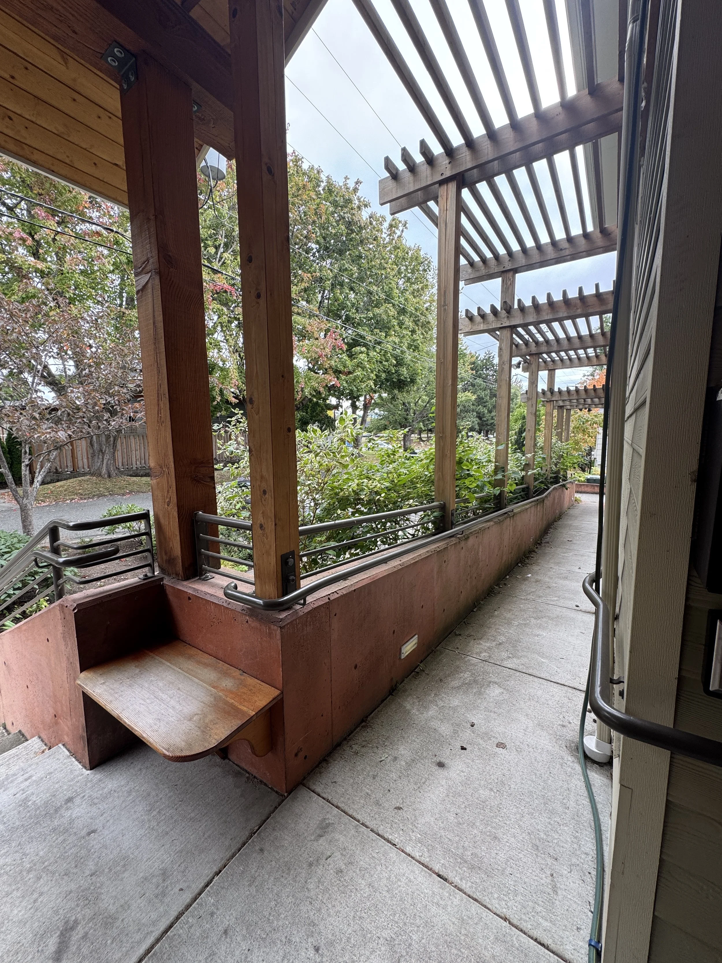 ramp to main entrance