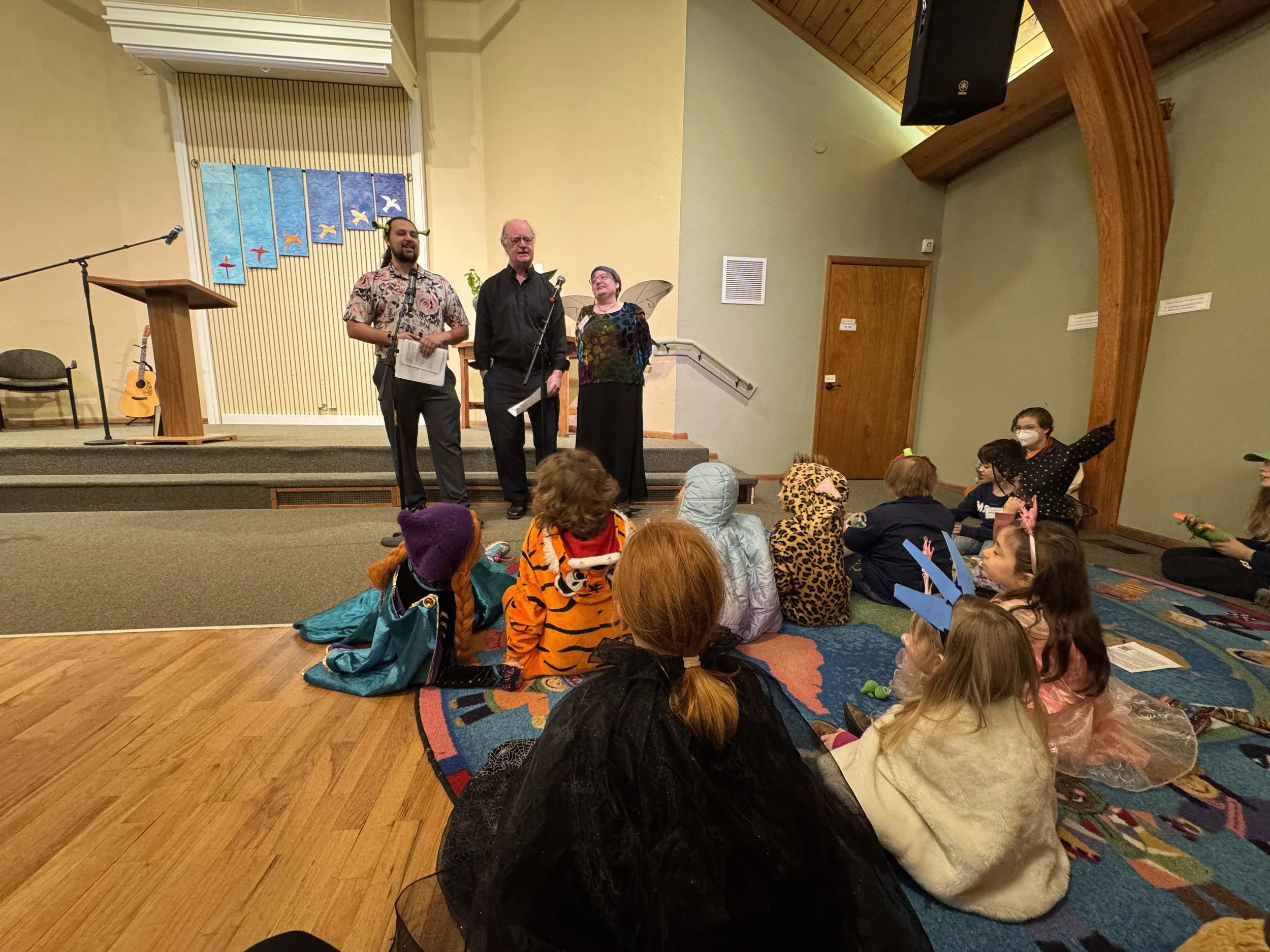 Children's moment during sunday service