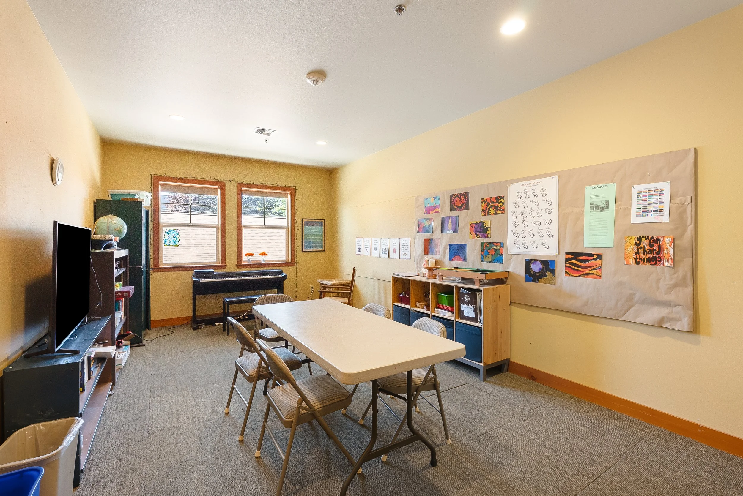 Upstairs classroom