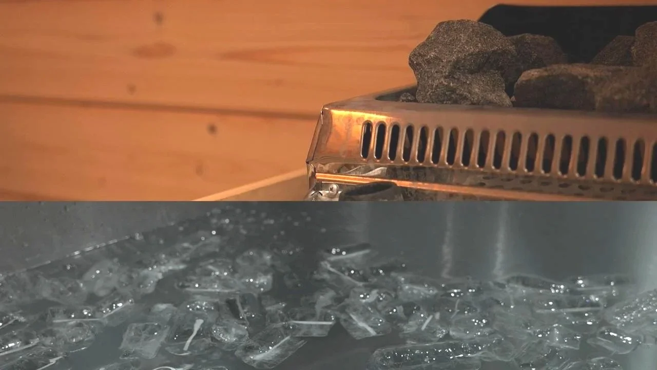 Alternance sauna & bain froid