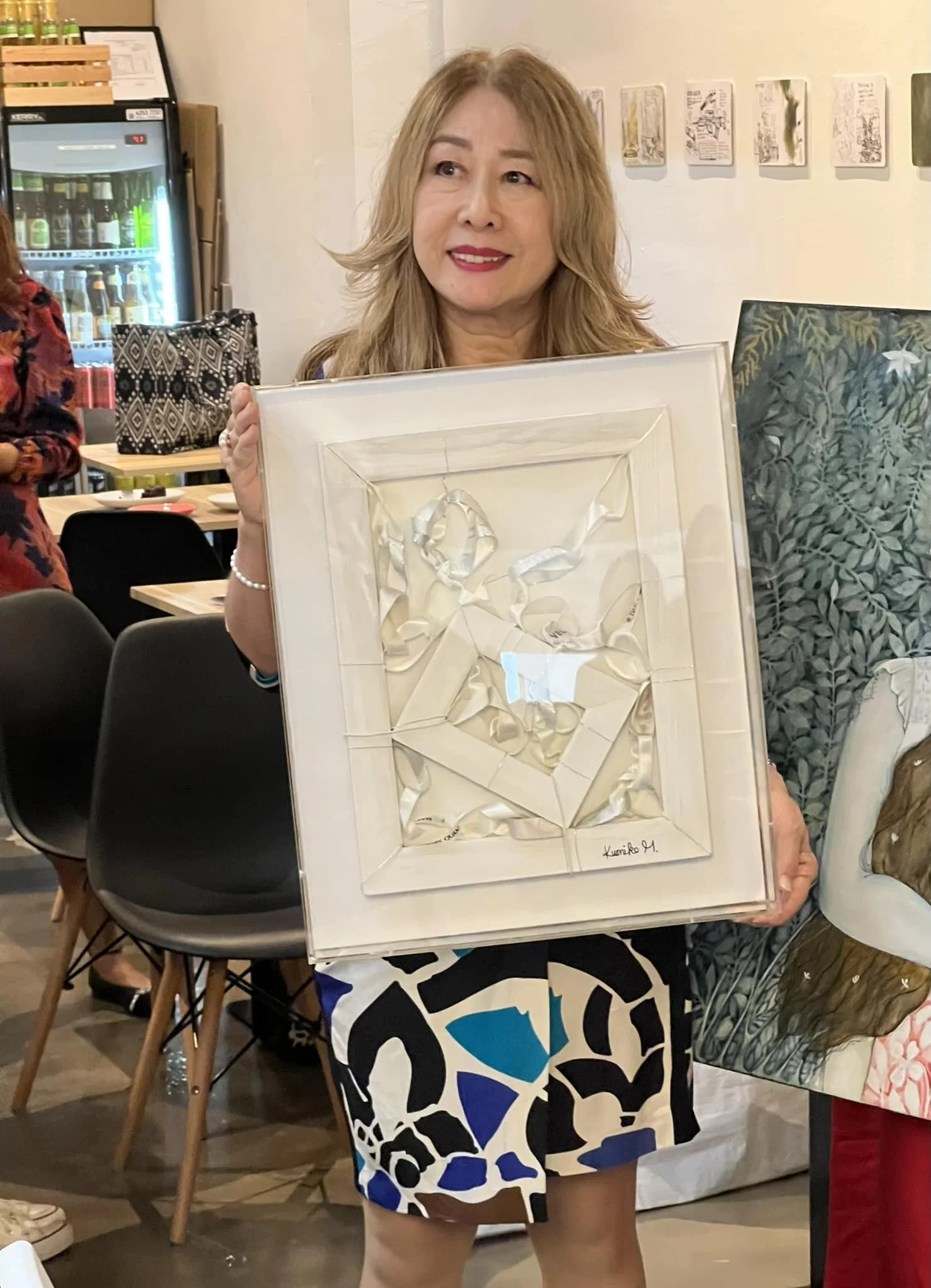 Ribbon Reborn Ribbon White was Shown at Book Bar in the SGM Closing Ceremony on Oct. the 12th!!