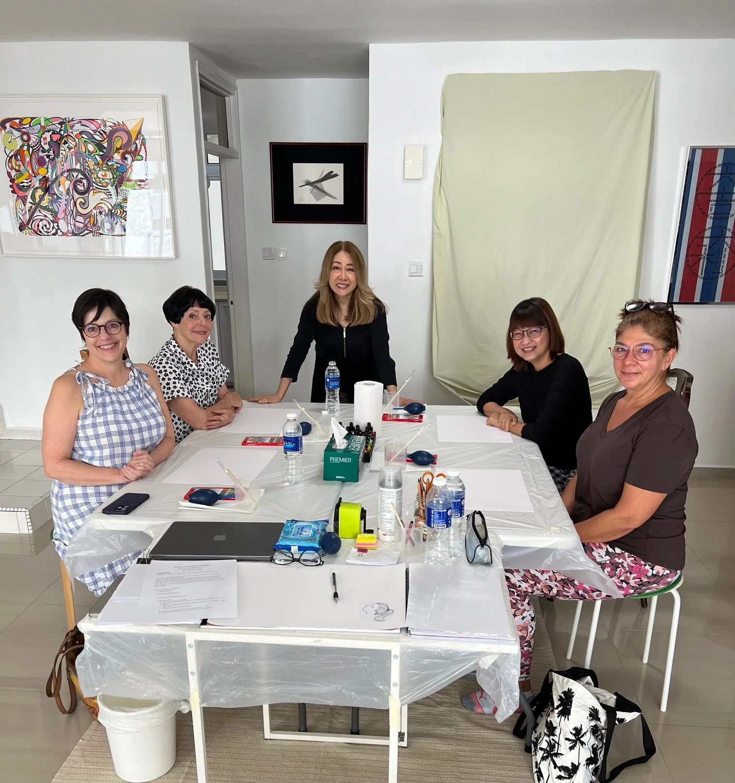 Held Ink Blowing Workshop on Oct. the 24th!!