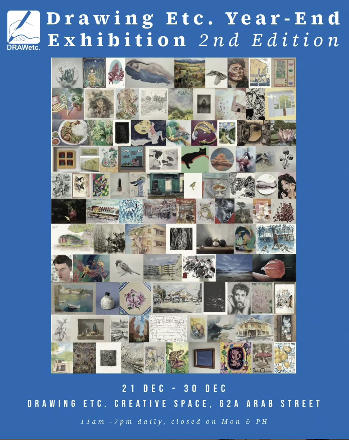 Will take part in a group exhibition, "Year-End Exhibition" by Drawing Etc. Dec. 21st - 30th❣️ The last show in 2024💕