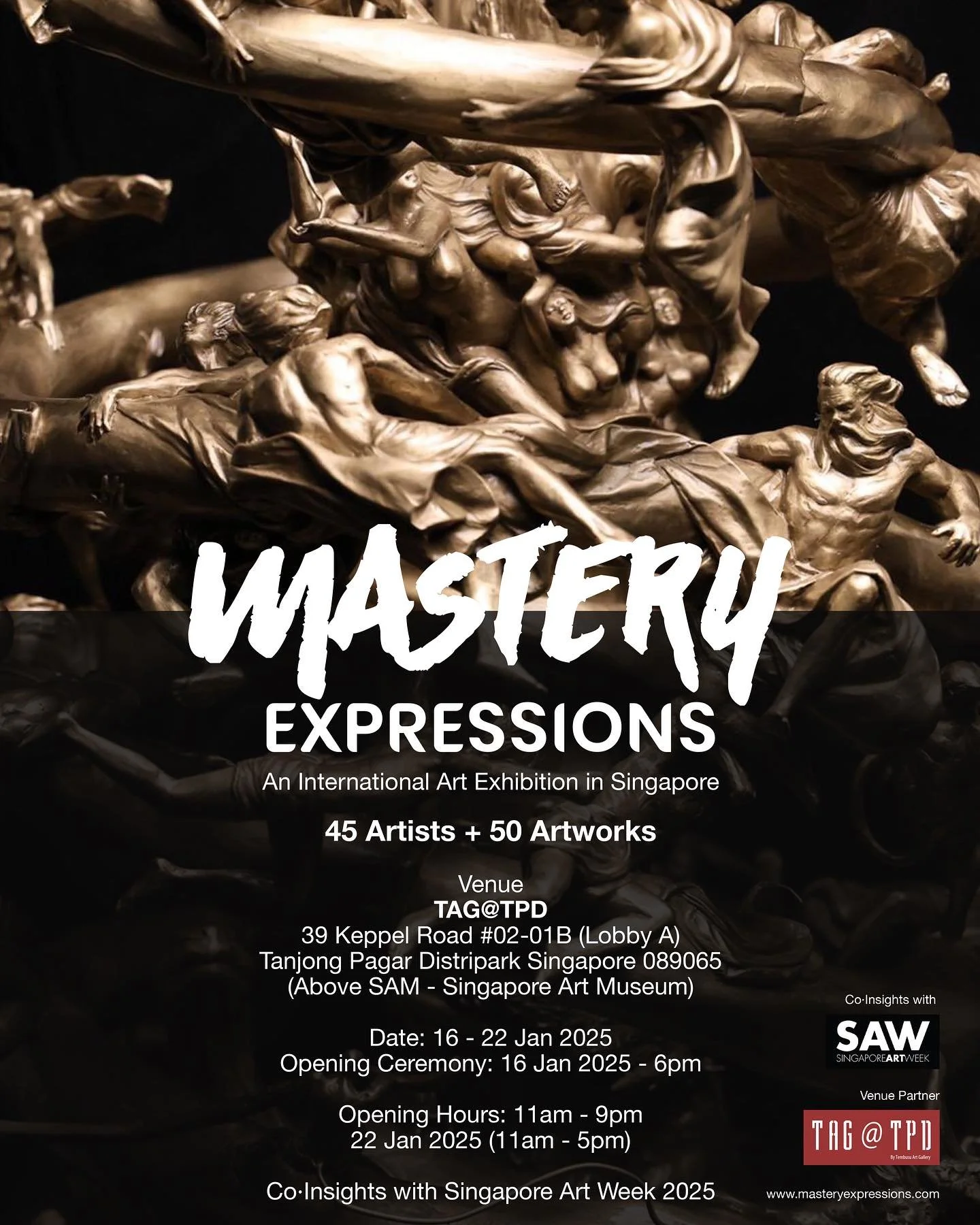 Will participate in a group exhibition with talented artists from as many as 19 countries in the SAW in January, 2025‼️