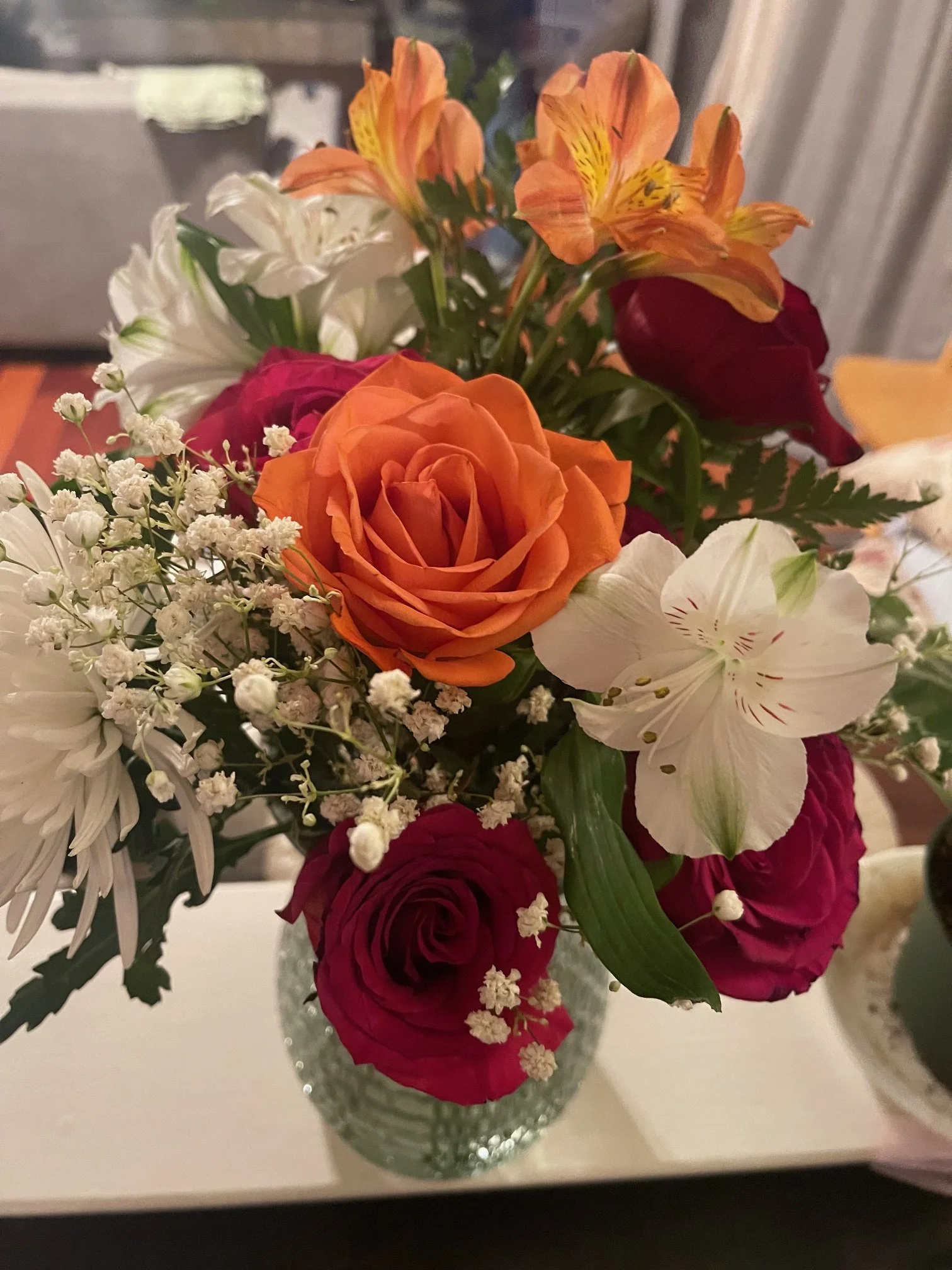 Crimson Sunset Blooms