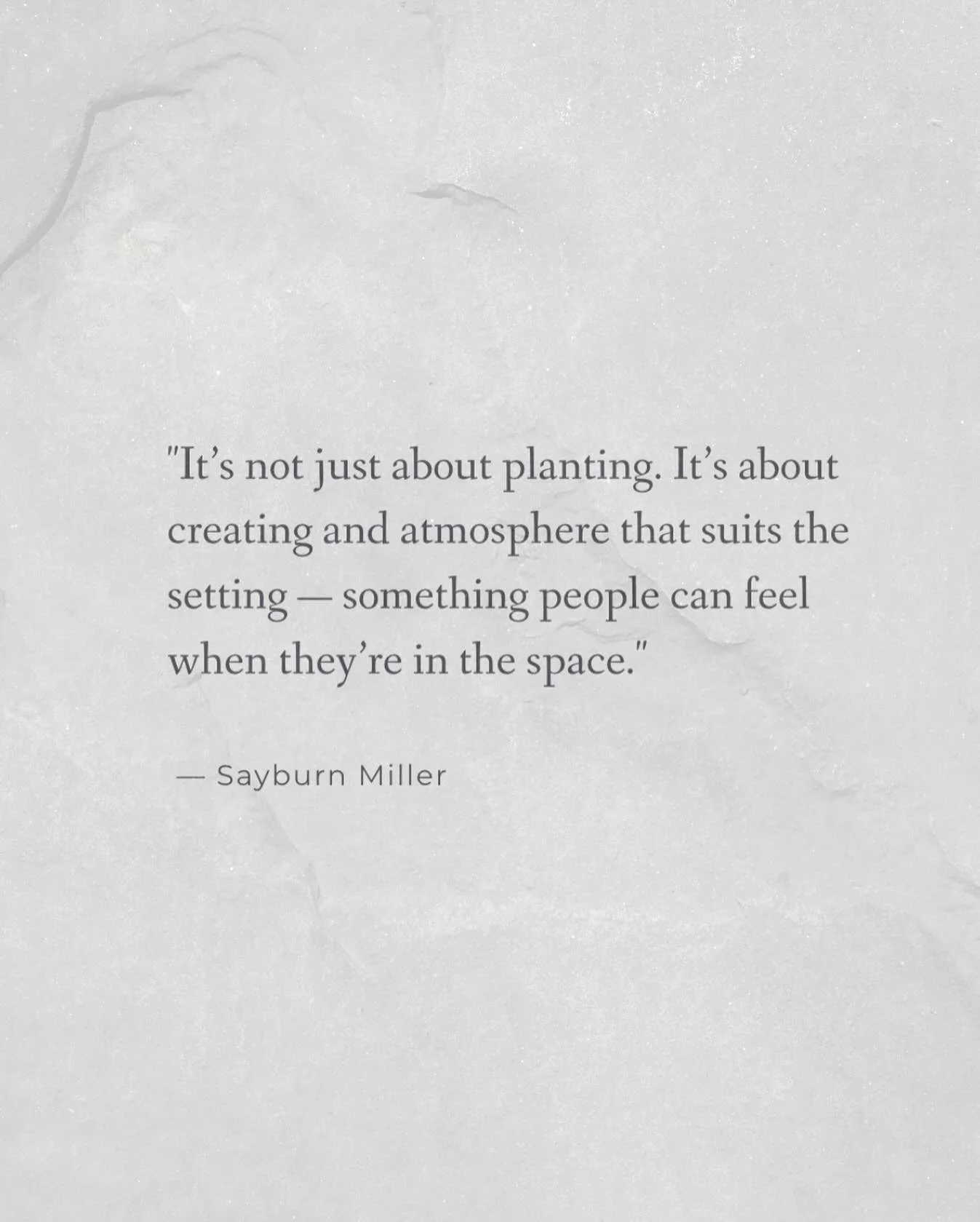 “A space should feel right, not just look good."
That’s the starting point for every garden Sayburn designs.