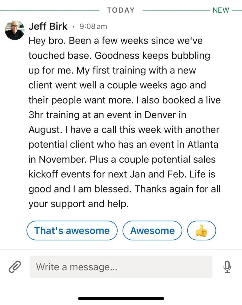 Transforming Expertise into Opportunities: Jeff Birk's Success Story