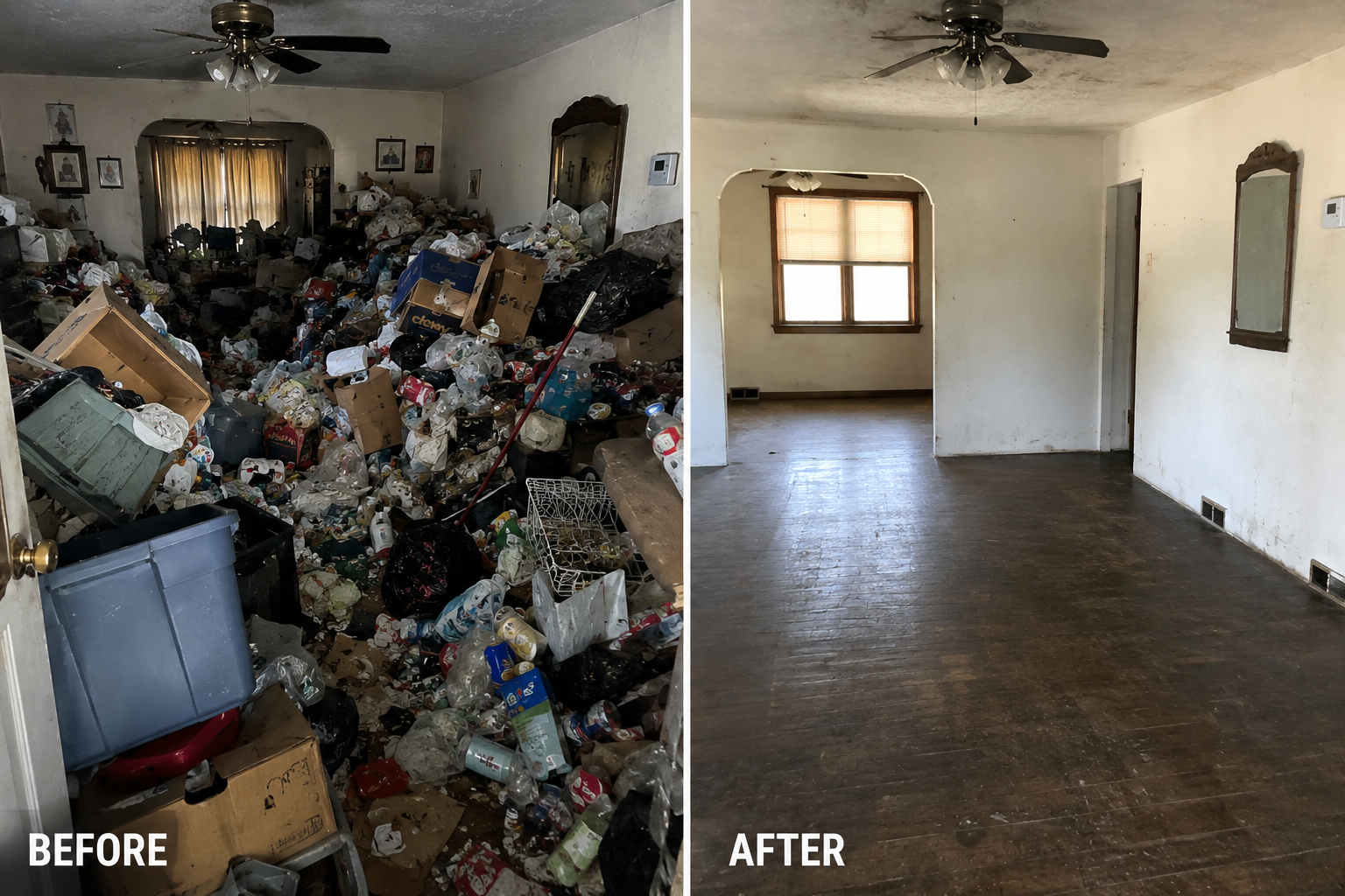 Hoarder House Cleanout Wichita KS | Junk Removal Experts