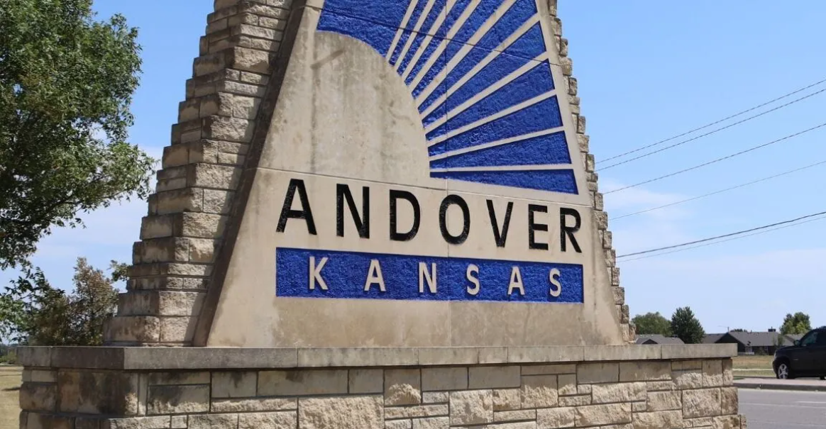 A picture of a demolition job in Andover, Kansas.
