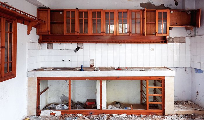 Kitchen and cabinet demolition in Wichita, KS by Demo Dogs