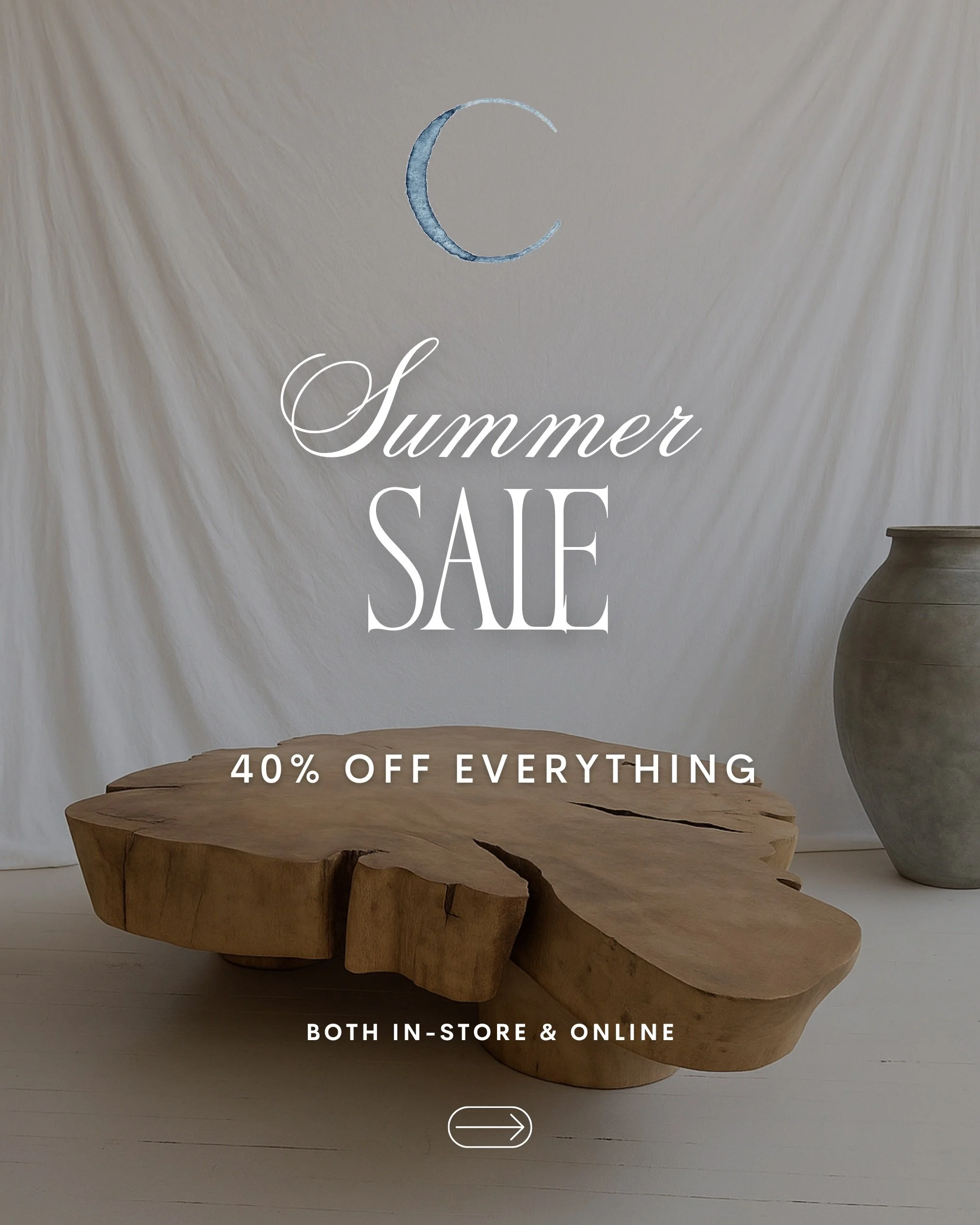 ✨The Big Summer Edit is here✨

To celebrate the season and clear space for what&rsquo;s next, we are hosting our biggest event yet: 40% OFF EVERYTHING, both in store and online. No code needed!

As we transition into a new season, we are also shiftin