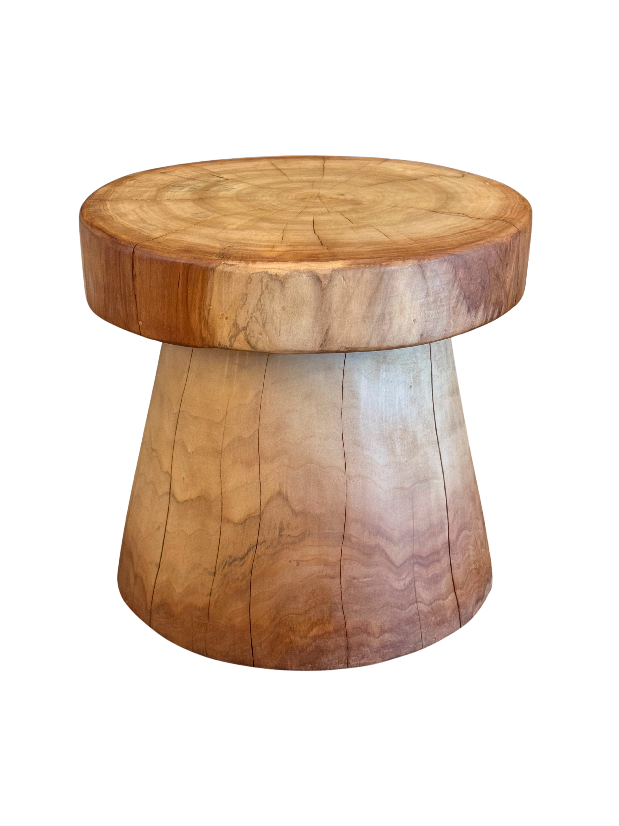 Cottonwood Mushroom Side Table
