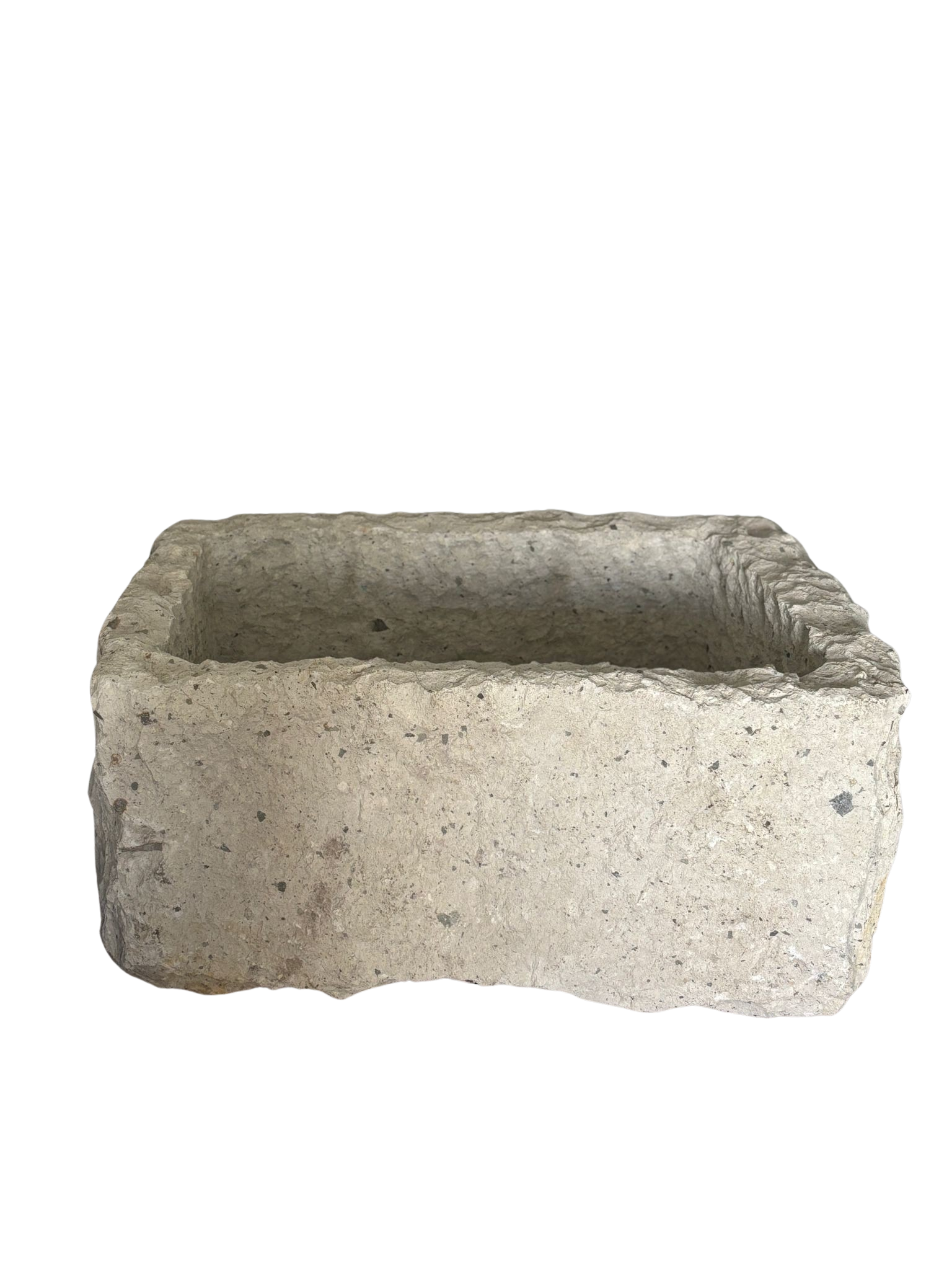 Cantera Stone Rectangular Planter