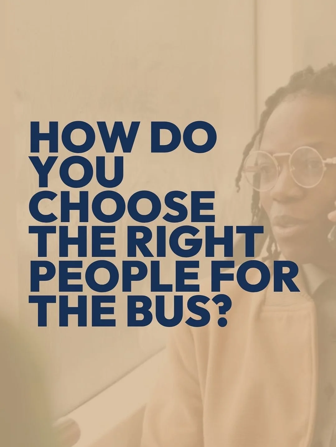 A willing person doesn&rsquo;t always make the right team member.

When you&rsquo;re building a team for a long-haul mission, it&rsquo;s not enough to ask, &ldquo;Are they available?&rdquo;

You need to ask, &ldquo;Are they the right fit?&rdquo;
That
