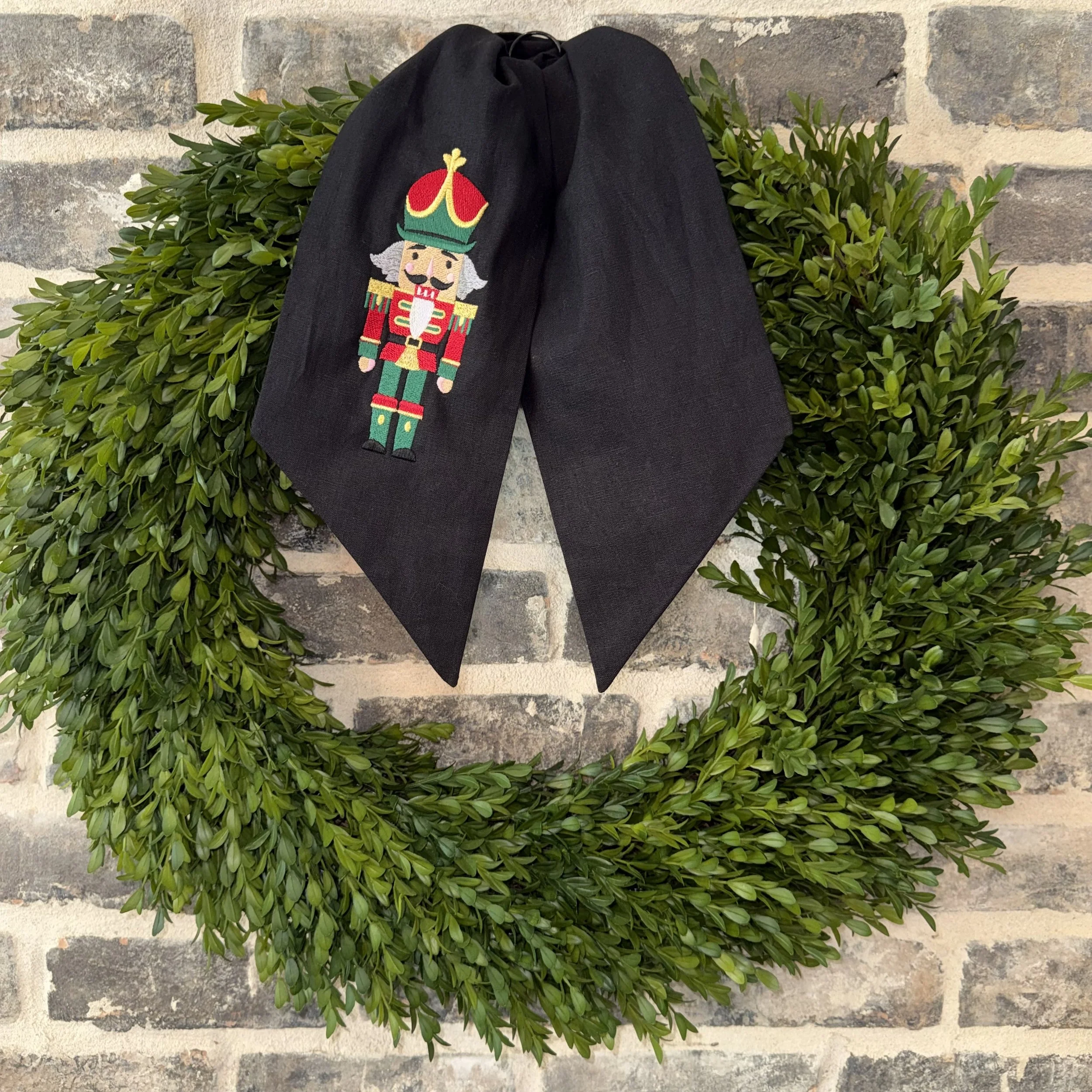 Nutcracker Wreath Sash - Single Sided