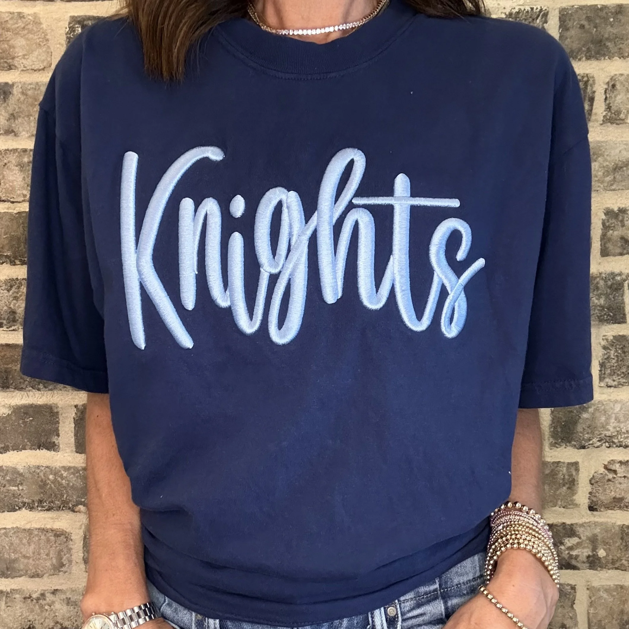 Adult 3D Diva Tee - Navy