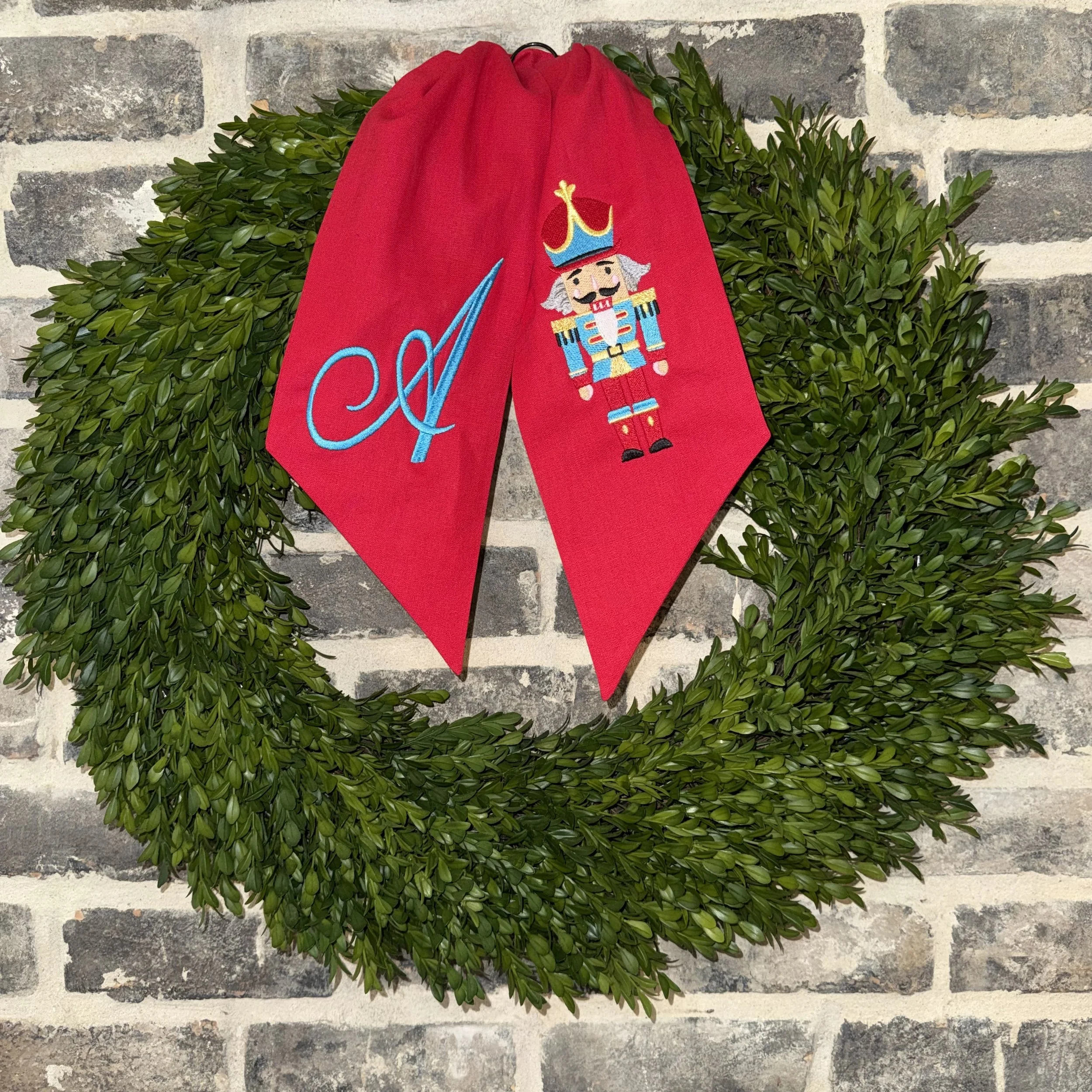 Nutcracker Wreath Sash - Double Sided