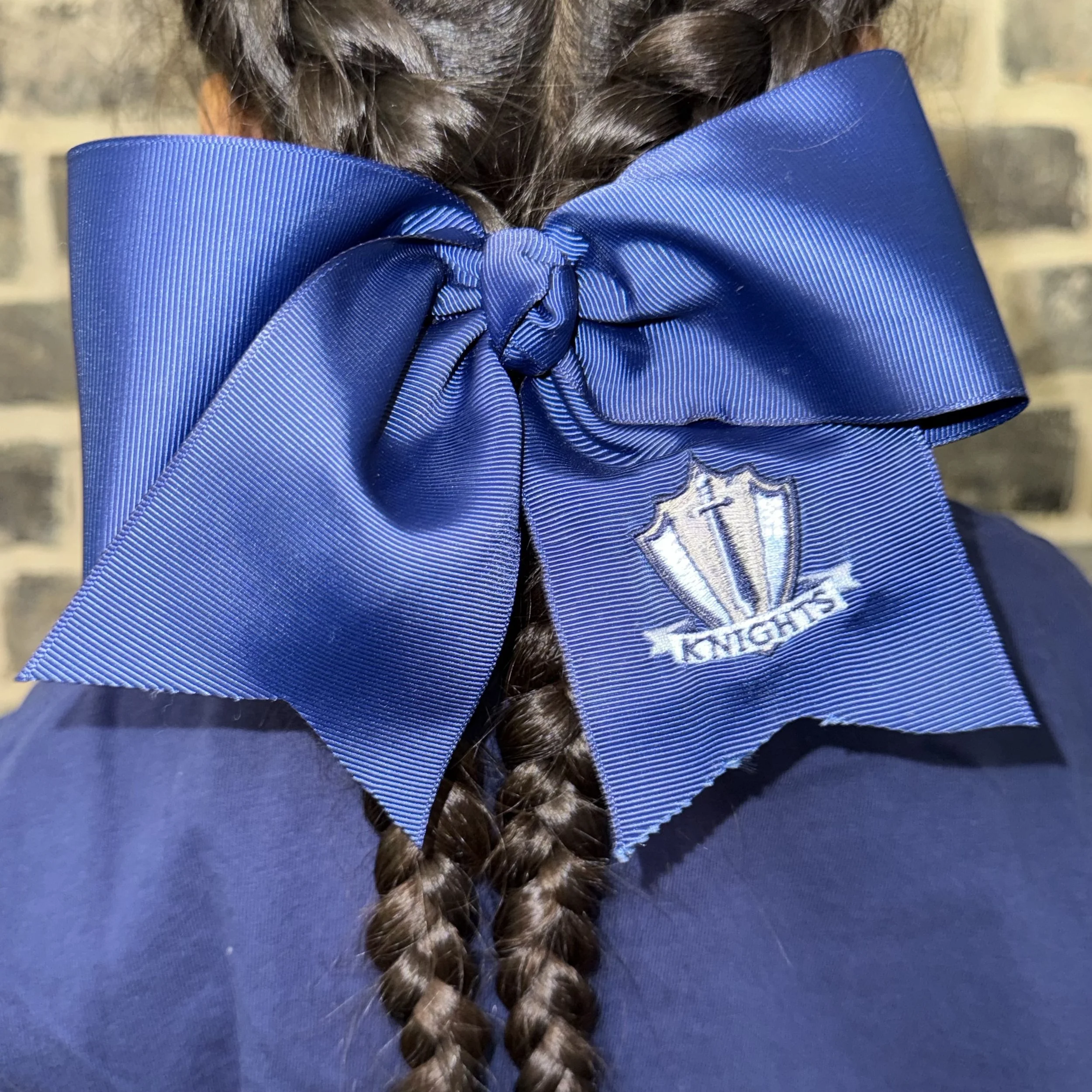 Knights Academic Logo Bow - Navy