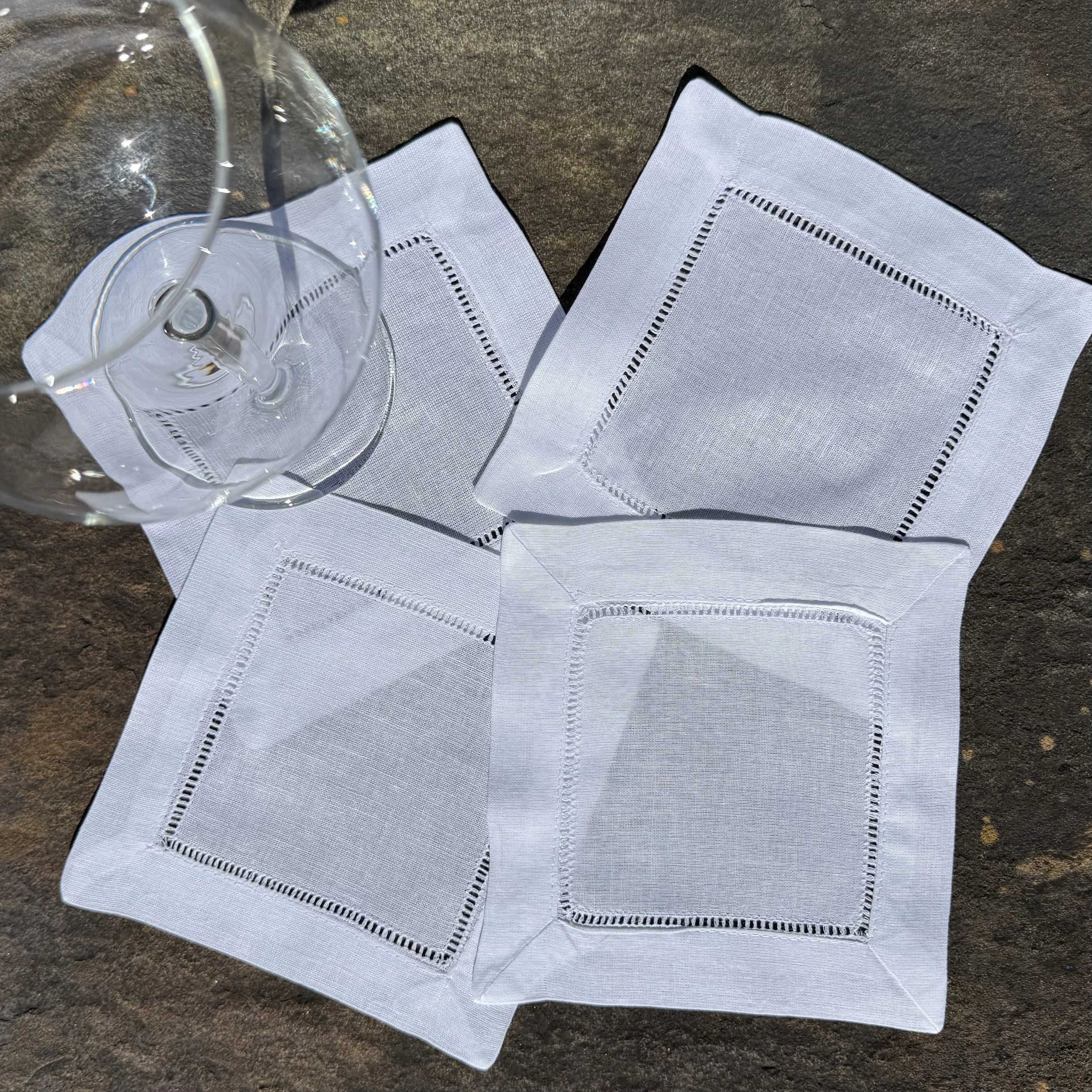 Custom Linen Cocktail Napkins
