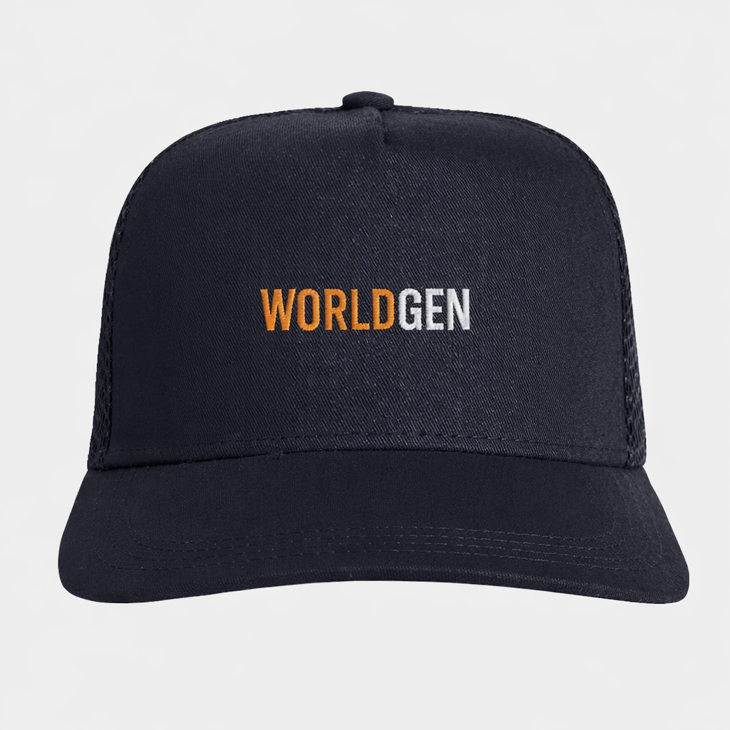 Navy embroided Trcuker cap.png
