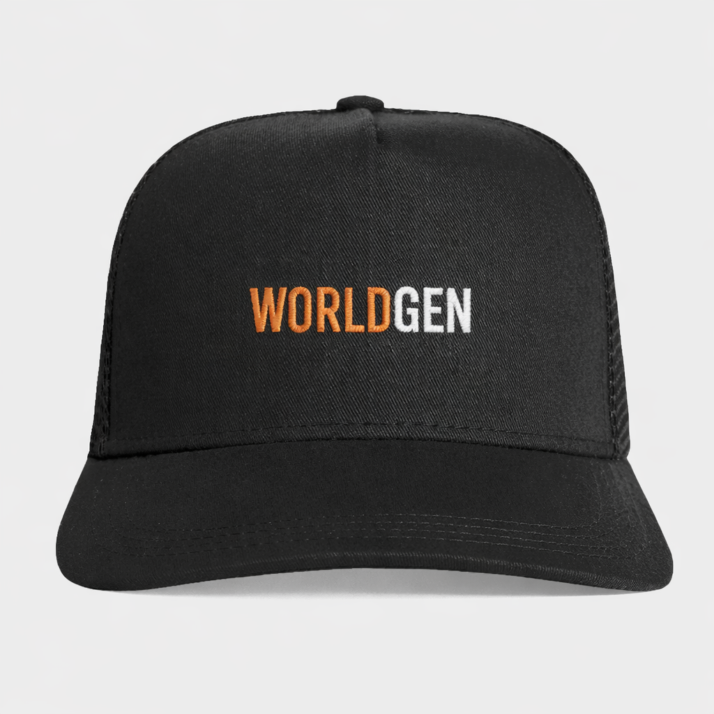 Black embroided trucker cap.png