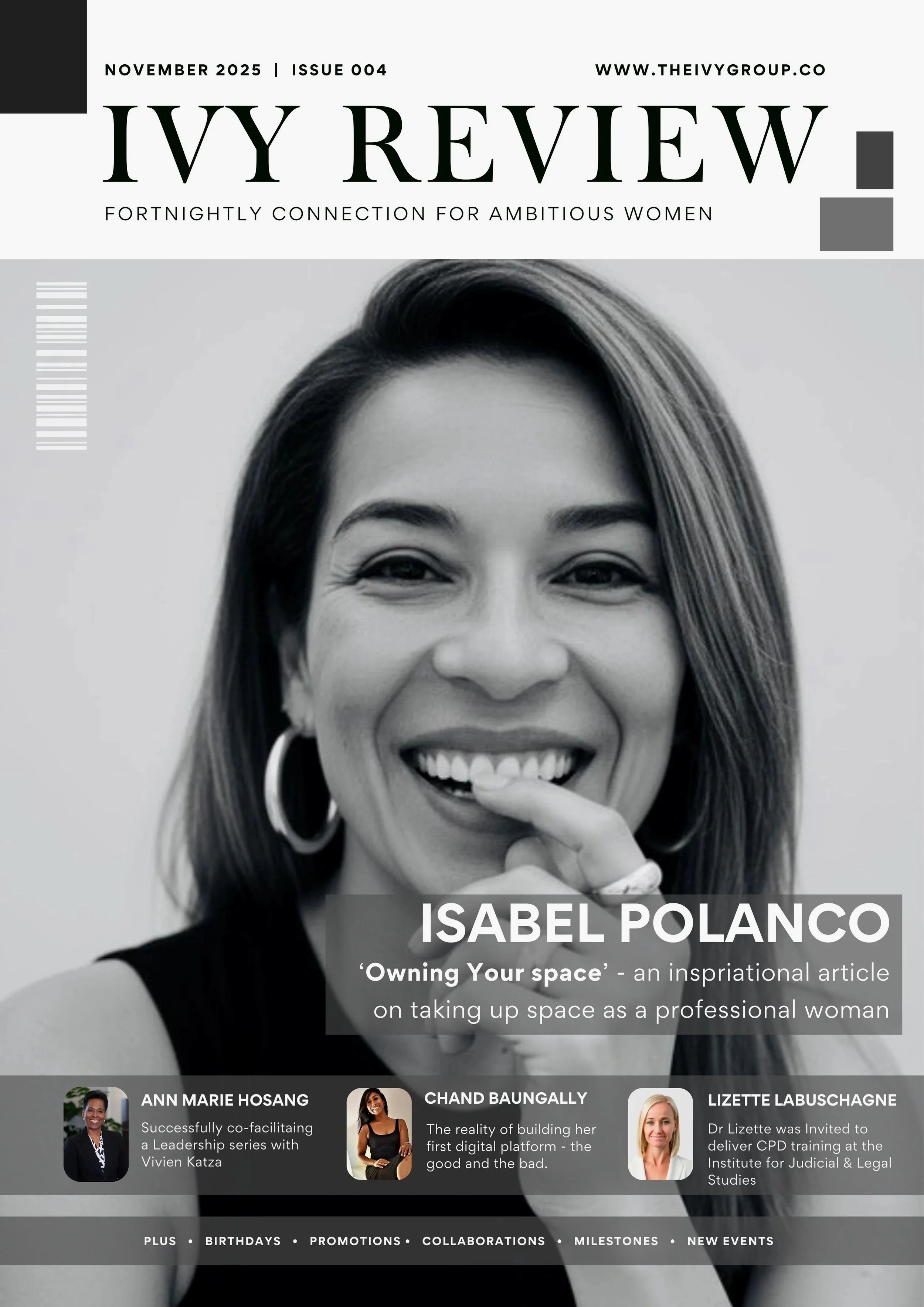 Cover: Isabel Polanco
