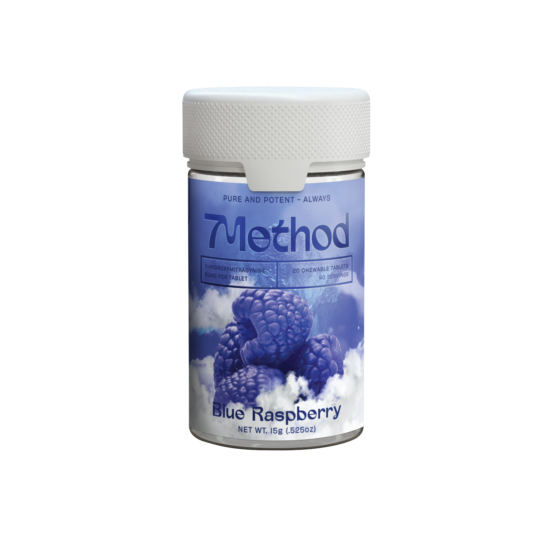 20-Count / 1000mg / Blue Raspberry