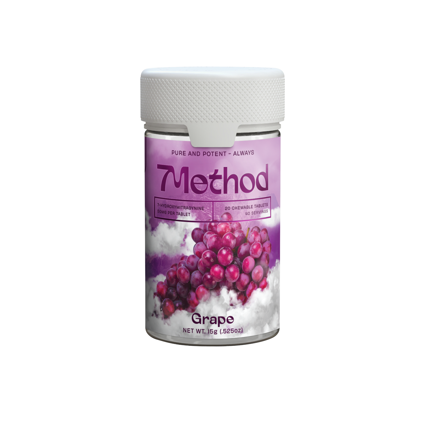 20-Count / 1000mg / Grape