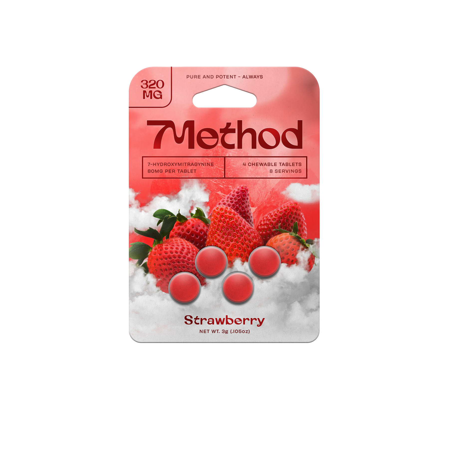 4-Count / 320mg / Strawberry