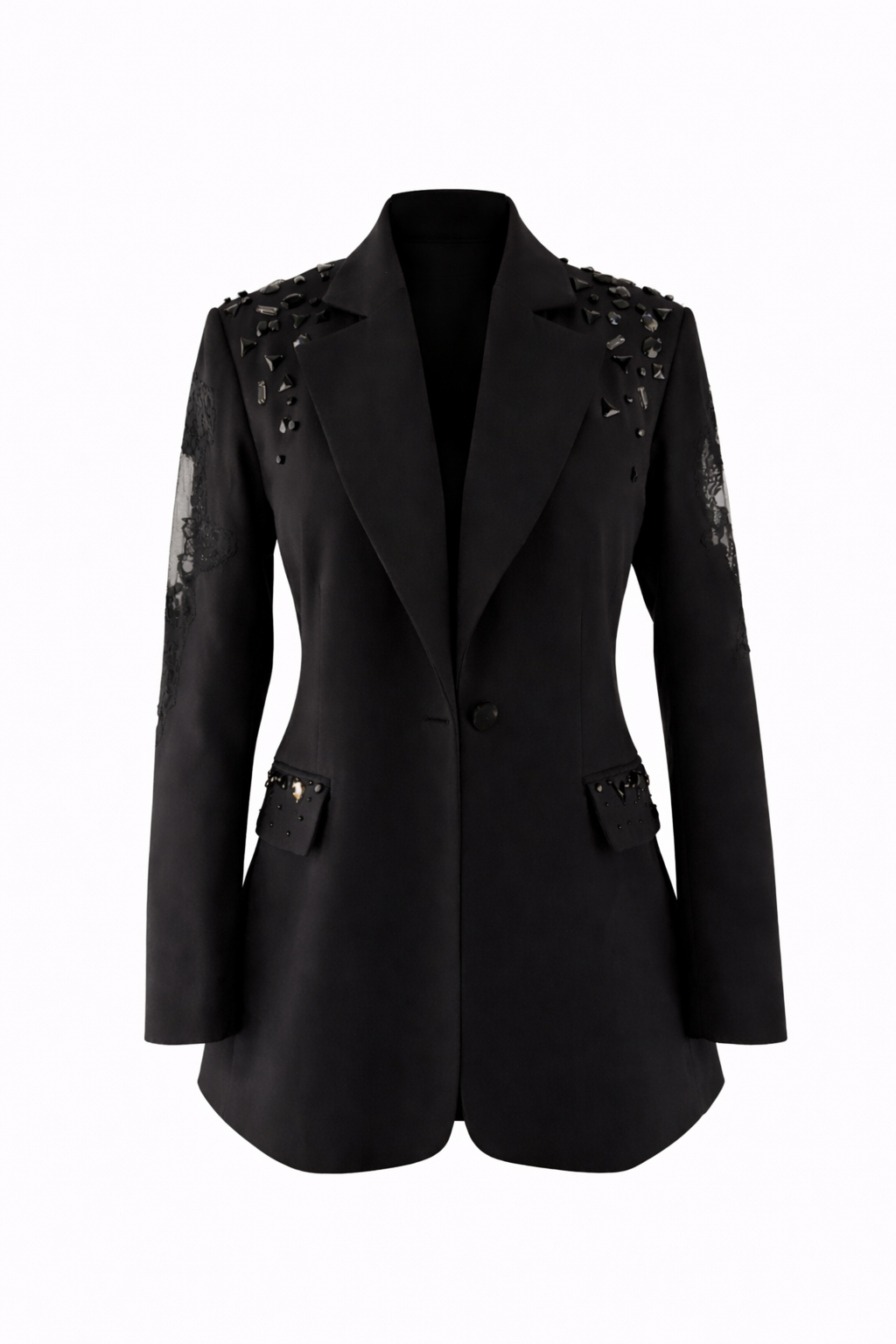 Style - BK26056 , Description - CUT ME OUT FITTED BLAZER  , Material - BANANA CREPE  NYLON SATIN  , (4).png