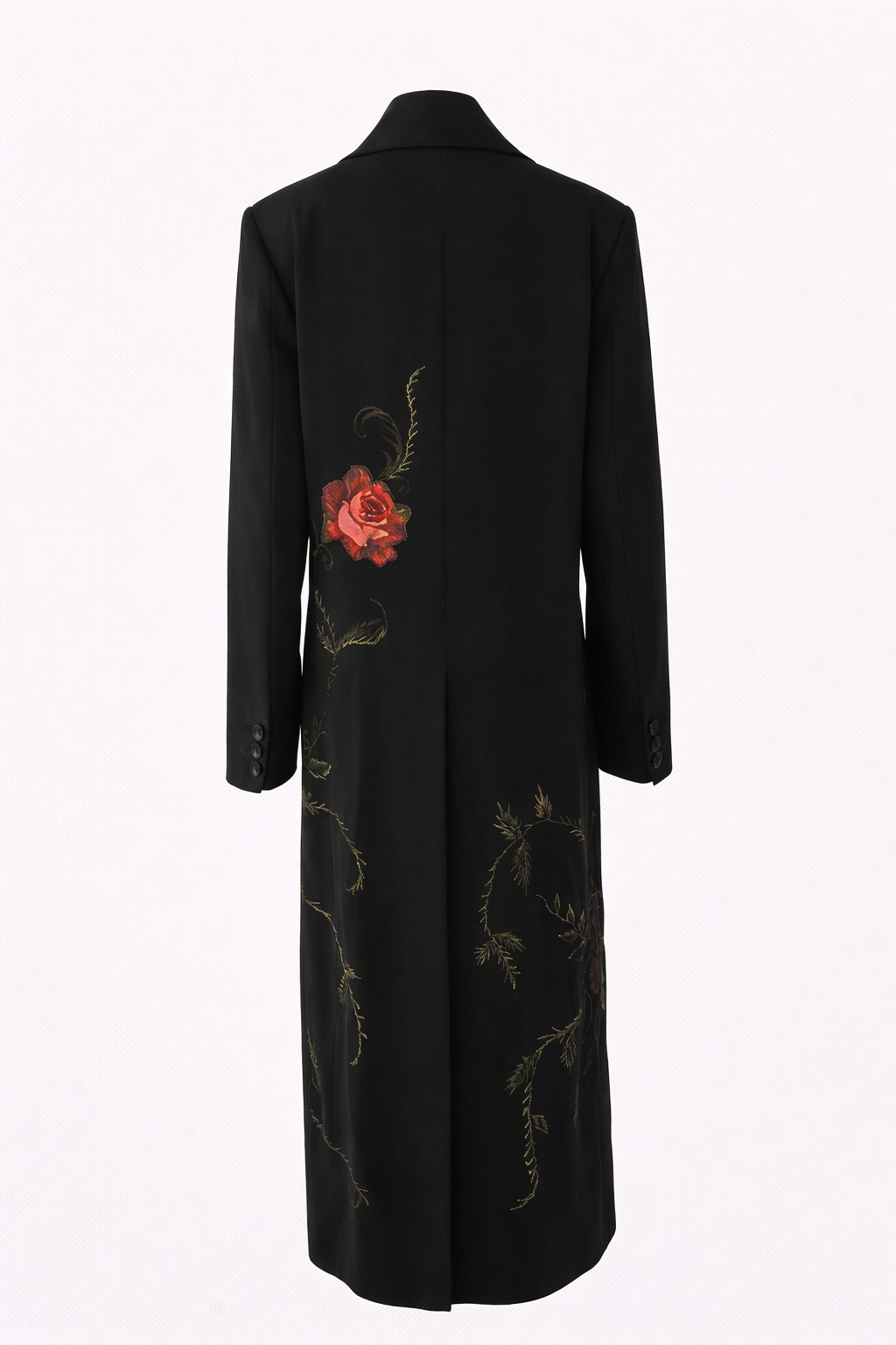 Style - BK26024 , Description - EMBROIDERED LONG SHEATH COAT  , Material - BANANA CREPE   (3).png