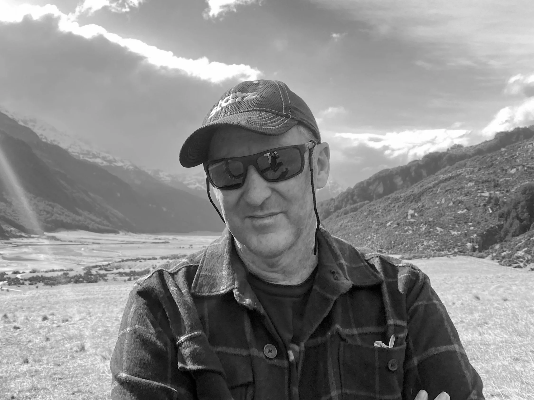 Axel Paton Producer from Ground Control NZ standing in Queenstown, NZ