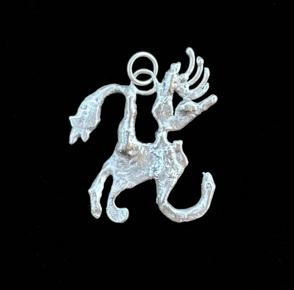 freeform dragon pendant