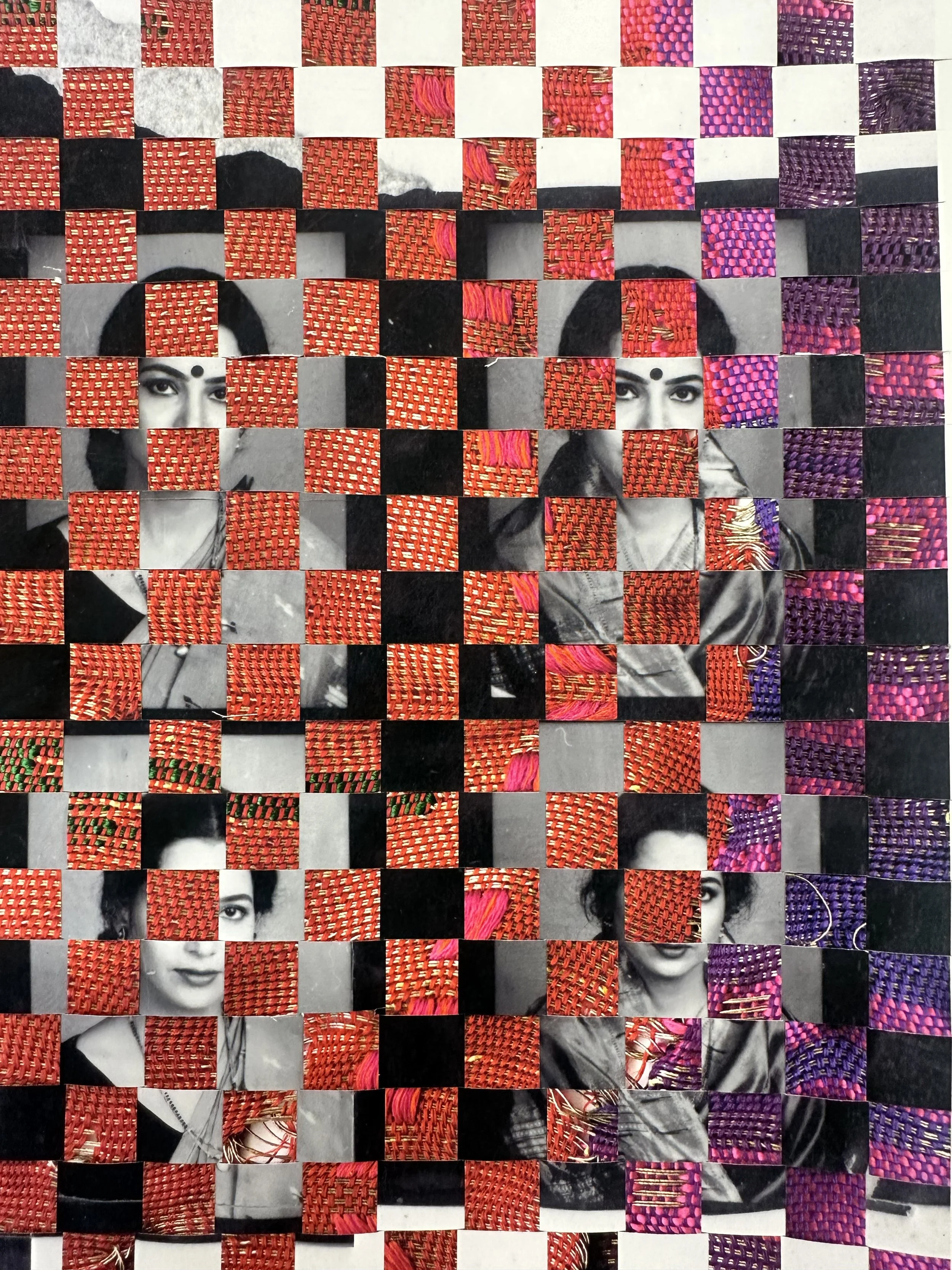 Weaving Archival photograph of my mother with Saree threads_Latkar Yashoda_03 - yashoda latkar.jpg