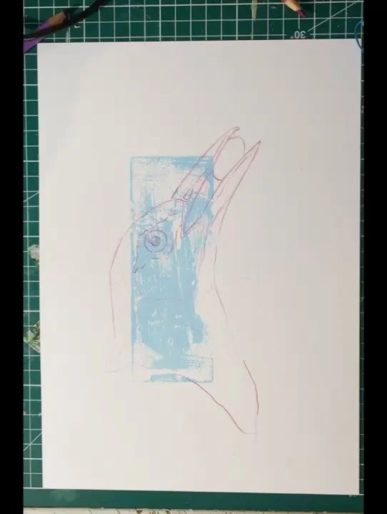 @paulwardart &ndash; I&rsquo;ve included some rare progress shots of my work to show how it builds slowly from nothing. Between commissions and self driven work, my process can be quite different. It&rsquo;s been educational to see what a difference 