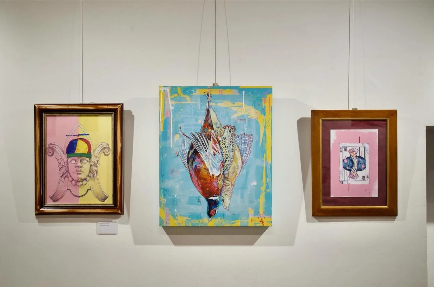 @paulwardart &ndash; A huge feeling of success hit me on the opening night of my solo show in Lyon, 2021. People came! All of these paintings, drawings and ideas that only myself and a small few had been party to were suddenly in the outside world. T