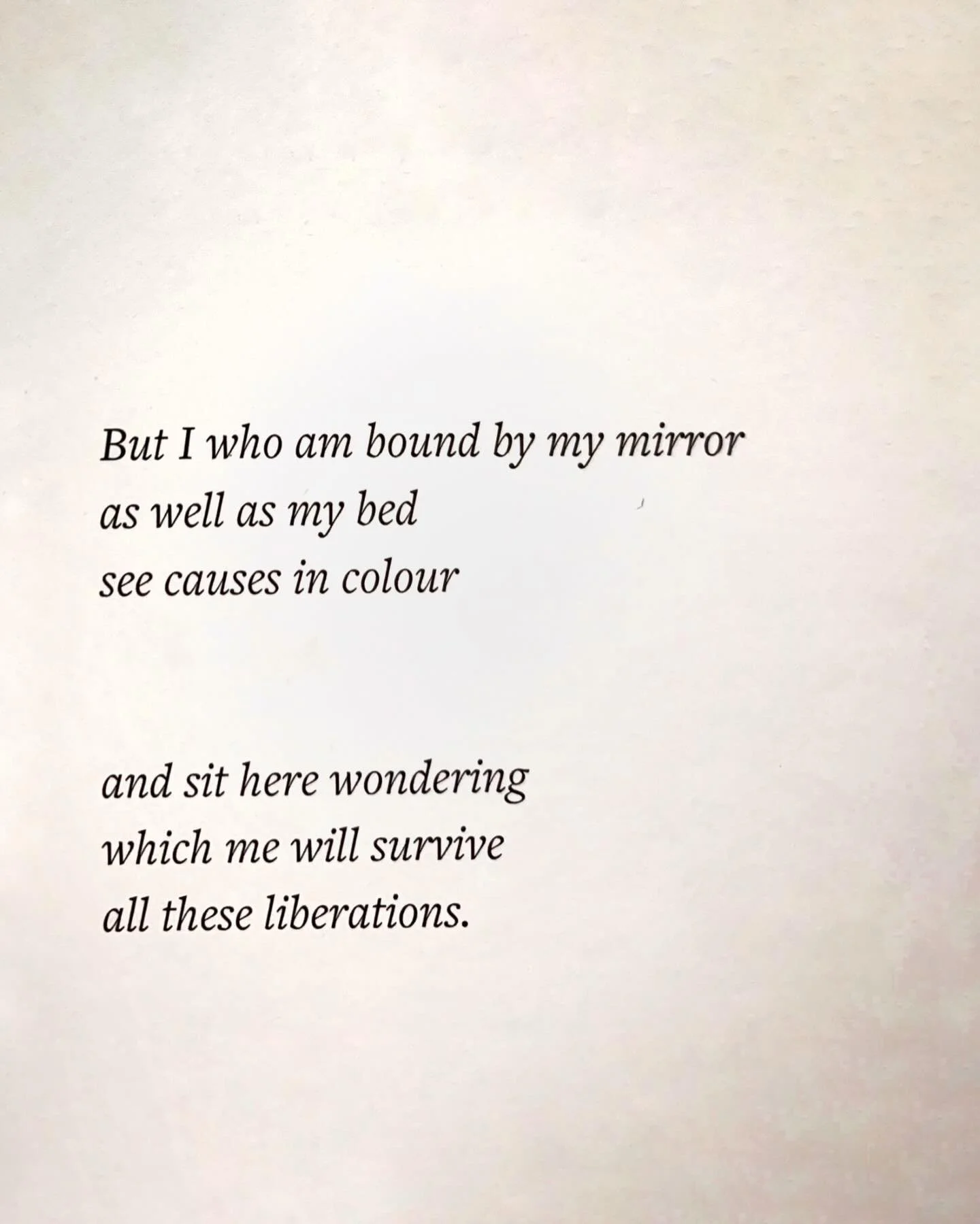 @artconsole -&nbsp; I was so busy painting I lost the meaning behind it, Then someone sat me down and asked me real questions, where was I in the work, apart from painting, where were my thoughts, use of my creative freedom- I had no answers all I kn