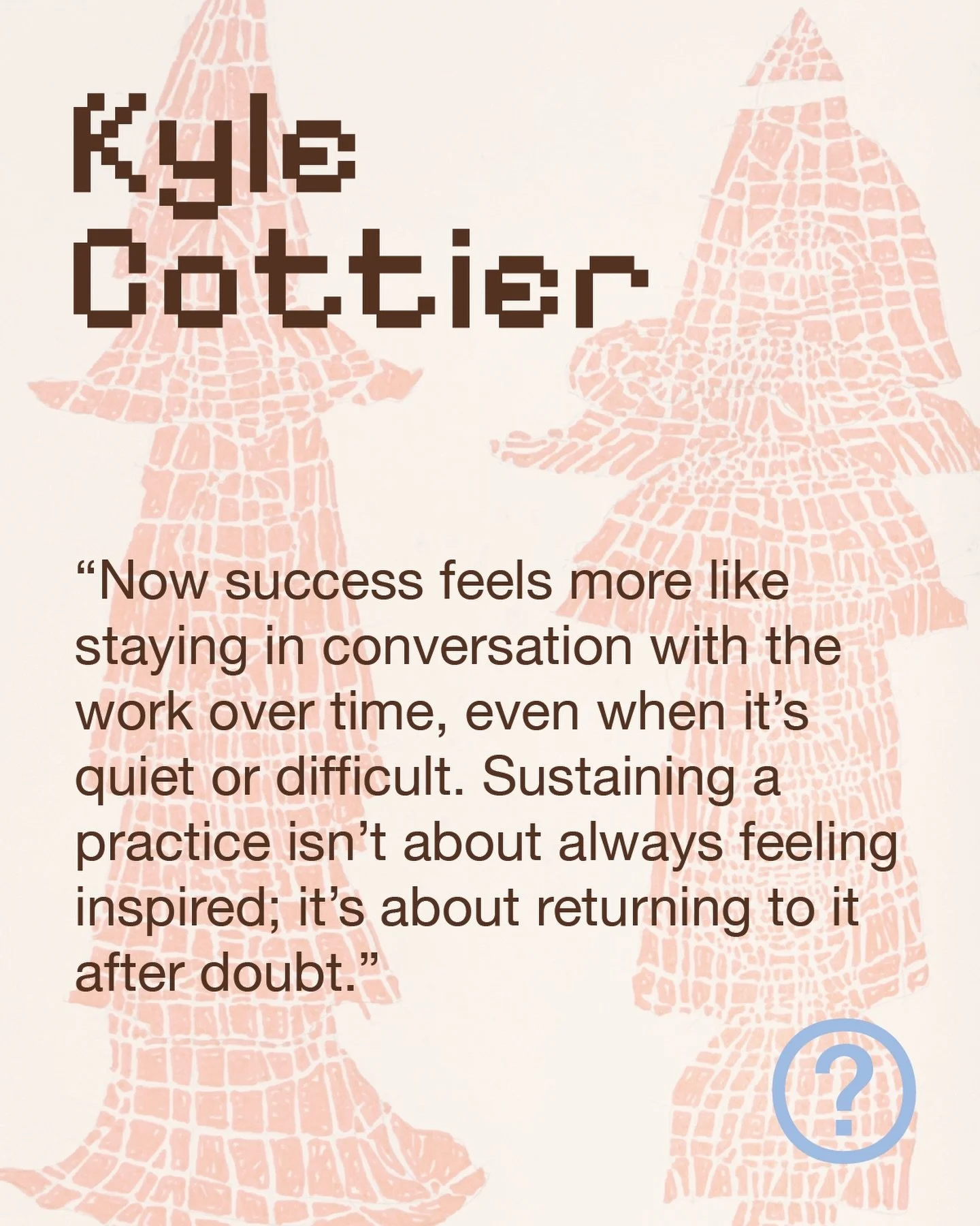 @kyle_cottier &ndash; I am an interdisciplinary artist working primarily with wood and photography to create sculptural forms through the accumulation of thousands of small parts&mdash;modular units woven into larger structures. My process is rooted 