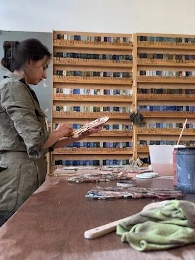@elham__hemmat - My artistic practice is rooted in ceramics &mdash; hand-building with stoneware, layering slips and glazes, and firing in reduction. It feels slow, tactile, and slightly alchemical. There&rsquo;s a satisfying tension between control 
