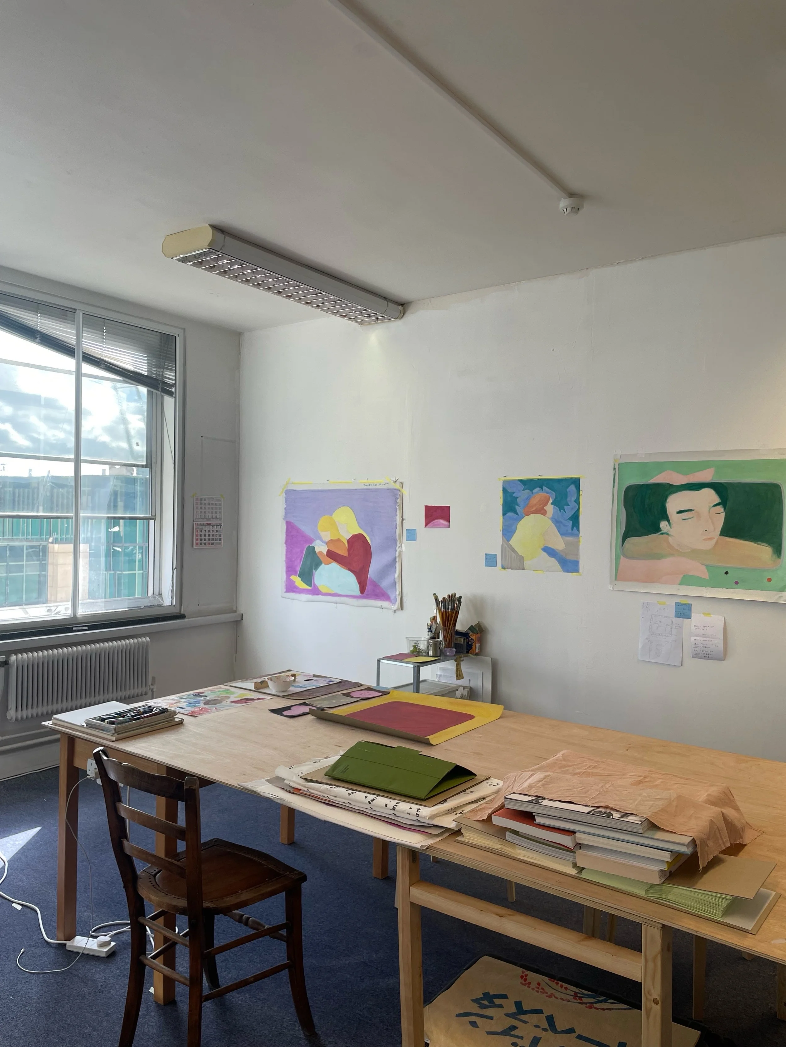@wakoishiguro - My studio sits across the Thames from Tate Britain, in a building shared by around 600 artists. That scale, and that independent spirit, is something you don&rsquo;t find in Japan and I find it very comfortable. Coming here is enough 