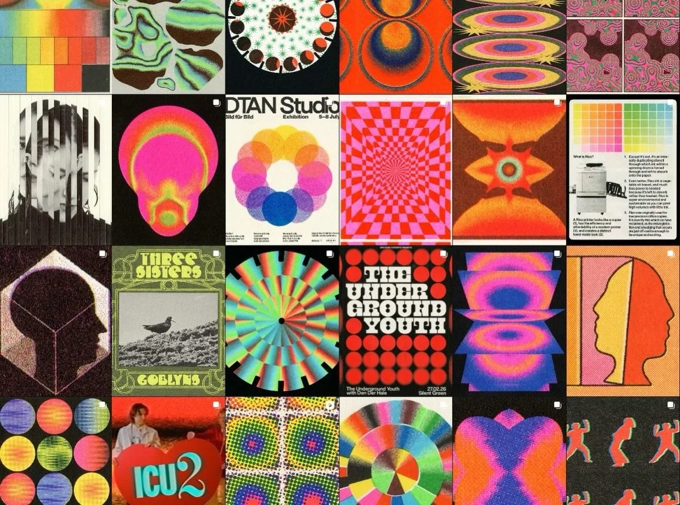 @complicastudio - Being Portuguese, I also looked at the competition and what the other studios near me were doing. The biggest one (for me), which also did design like myself, was the studio Desisto. Another Riso studio, in this case, for illustrati